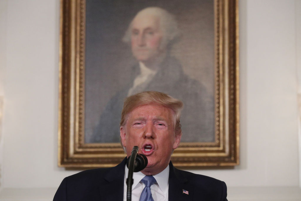 President Trump Delivers Remarks On The Weekend's  Mass Shootings