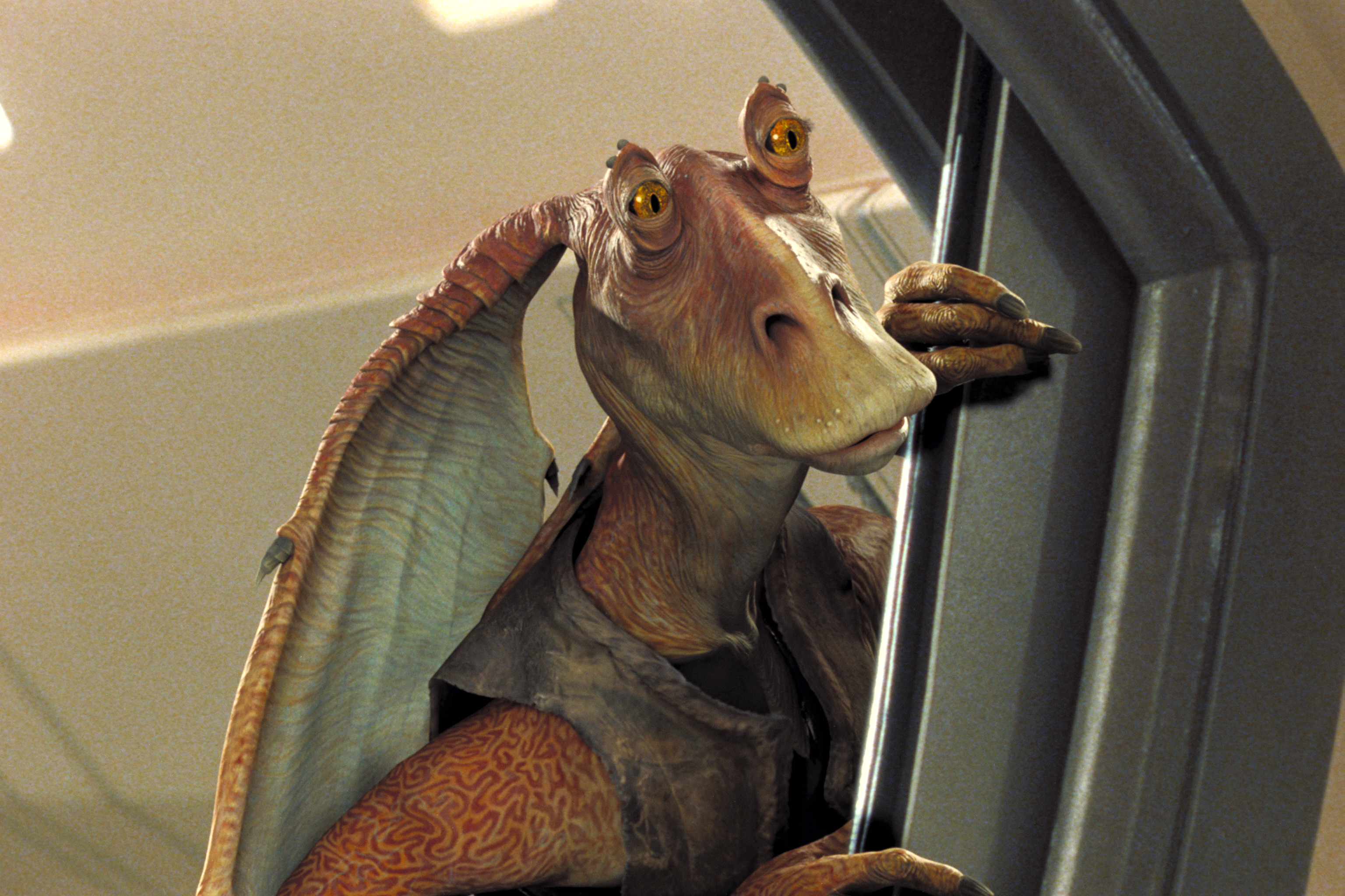Jar Jar Binks in Star Wars Episode I: The Phantom Menace.