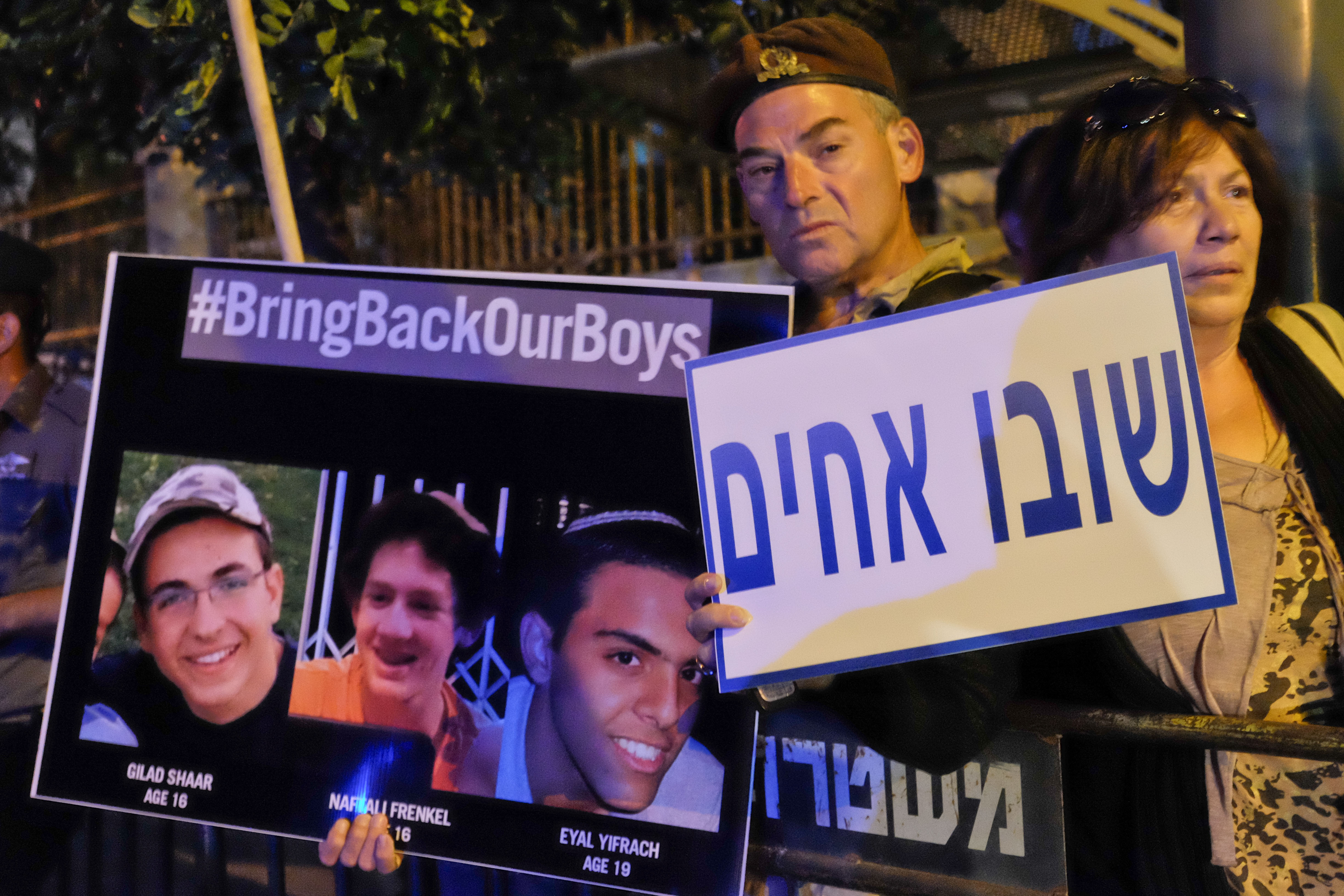 West Bank Israeli Teens Kidnapping