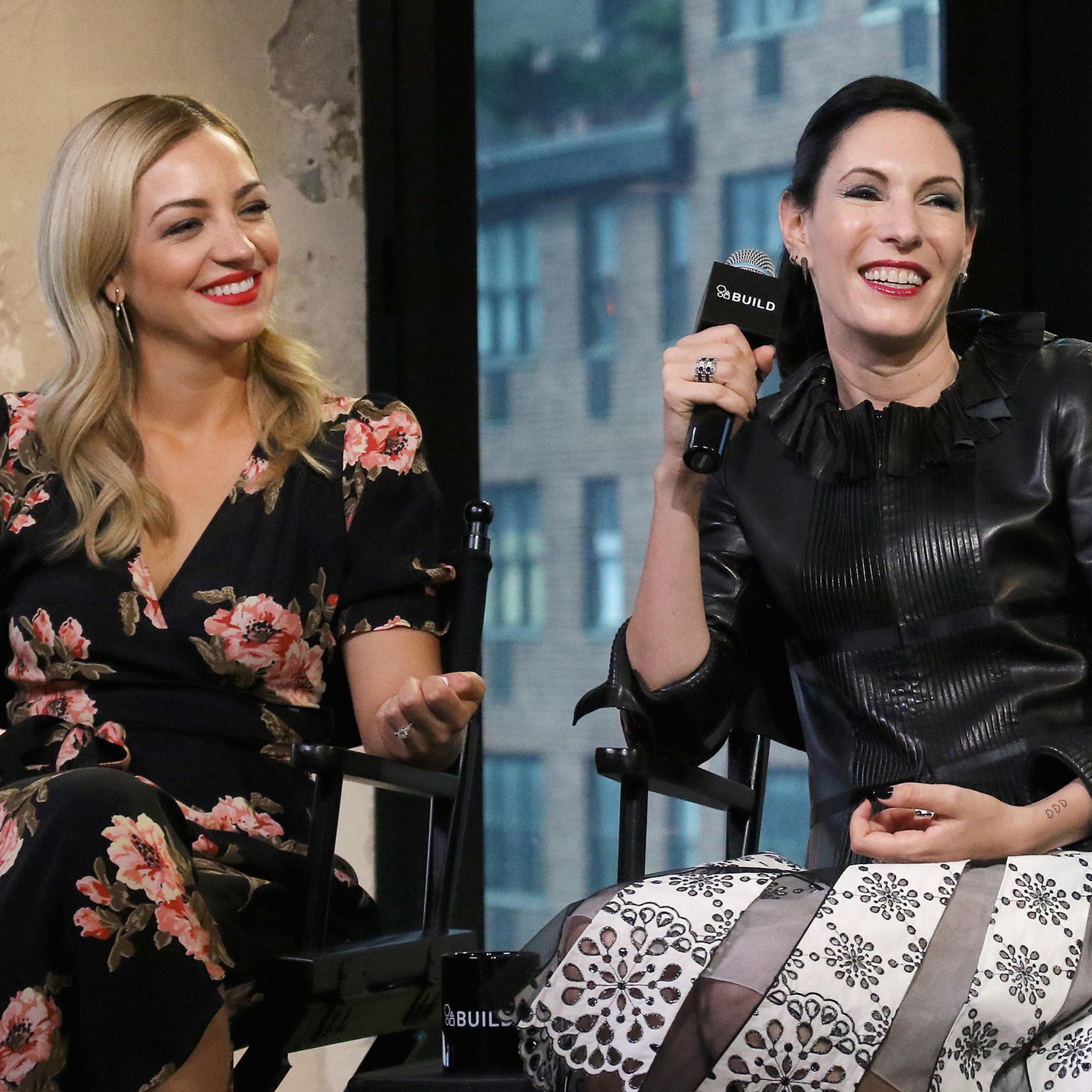 Actresses Abby Elliott and Jill Kargman attend the AOL Build Speaker Series - Jill Kargman and Abby Elliott "Odd Mom Out" Season 2 at AOL Studios In New York City on June 20, 2016.