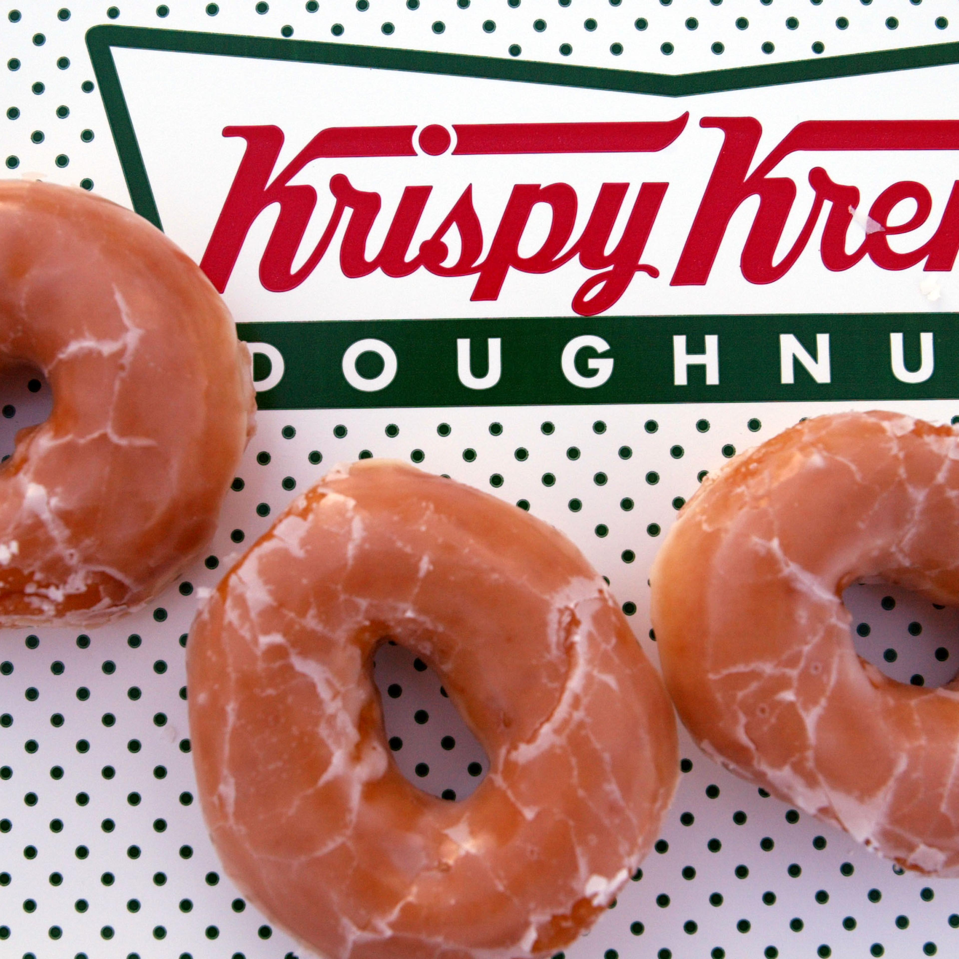 Glazed Krispy Kreme doughnuts are seen May 17, 2004 in Miami, Florida.