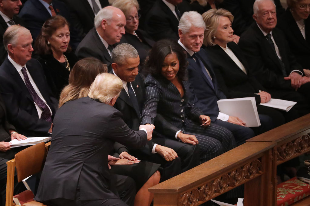 State Funeral Held For George H.W. Bush At The Washington National Cathedral