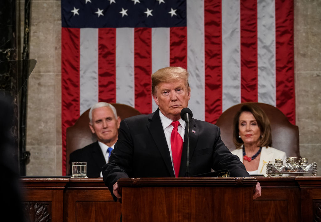 President Trump Delivers State Of The Union Address To Joint Session Of Congress