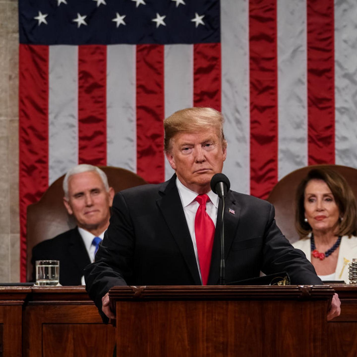 President Trump Delivers State Of The Union Address To Joint Session Of Congress