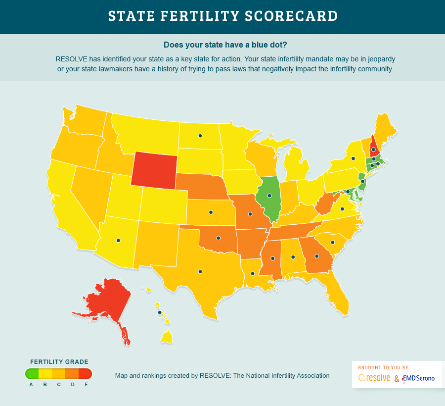 Fertility Report Card Shows Which States Have Best Treatment