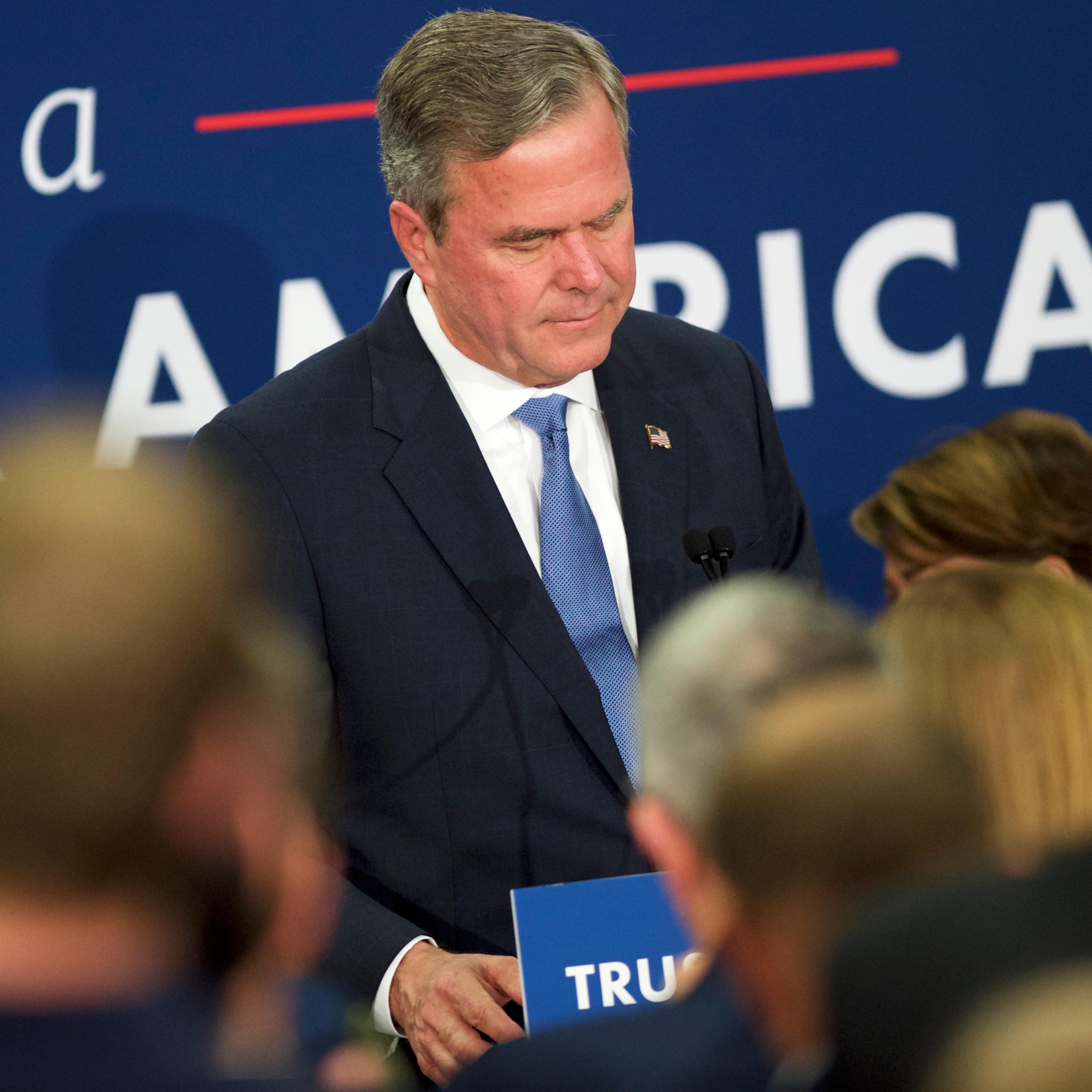 Republican Presidential Candidate Jeb Bush Holds South Carolina Primary Night Gathering