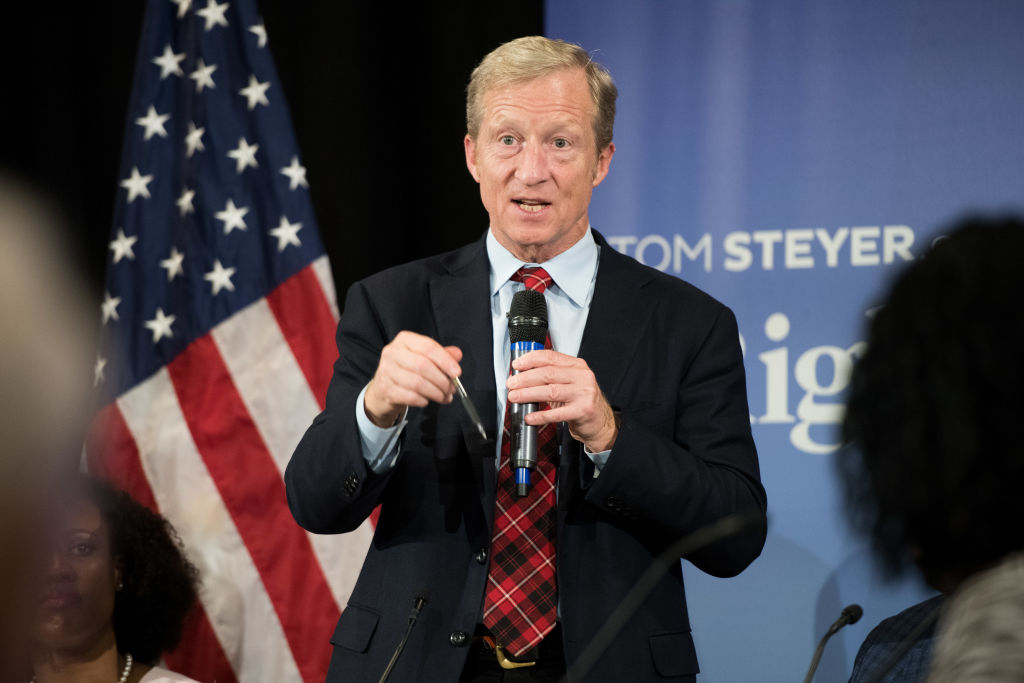 Anti-Trump Billionaire Tom Steyer Holds Event In Charleston, South Carolina