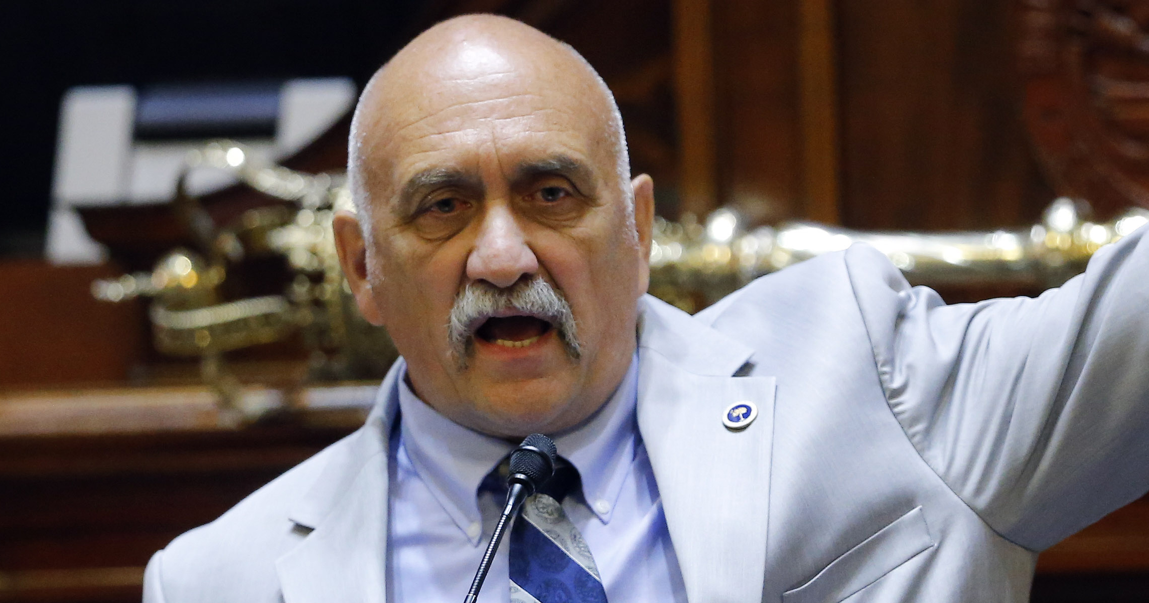 Rep. Mike Pitts is seen on July 8, 2015, in Columbia, S.C.
