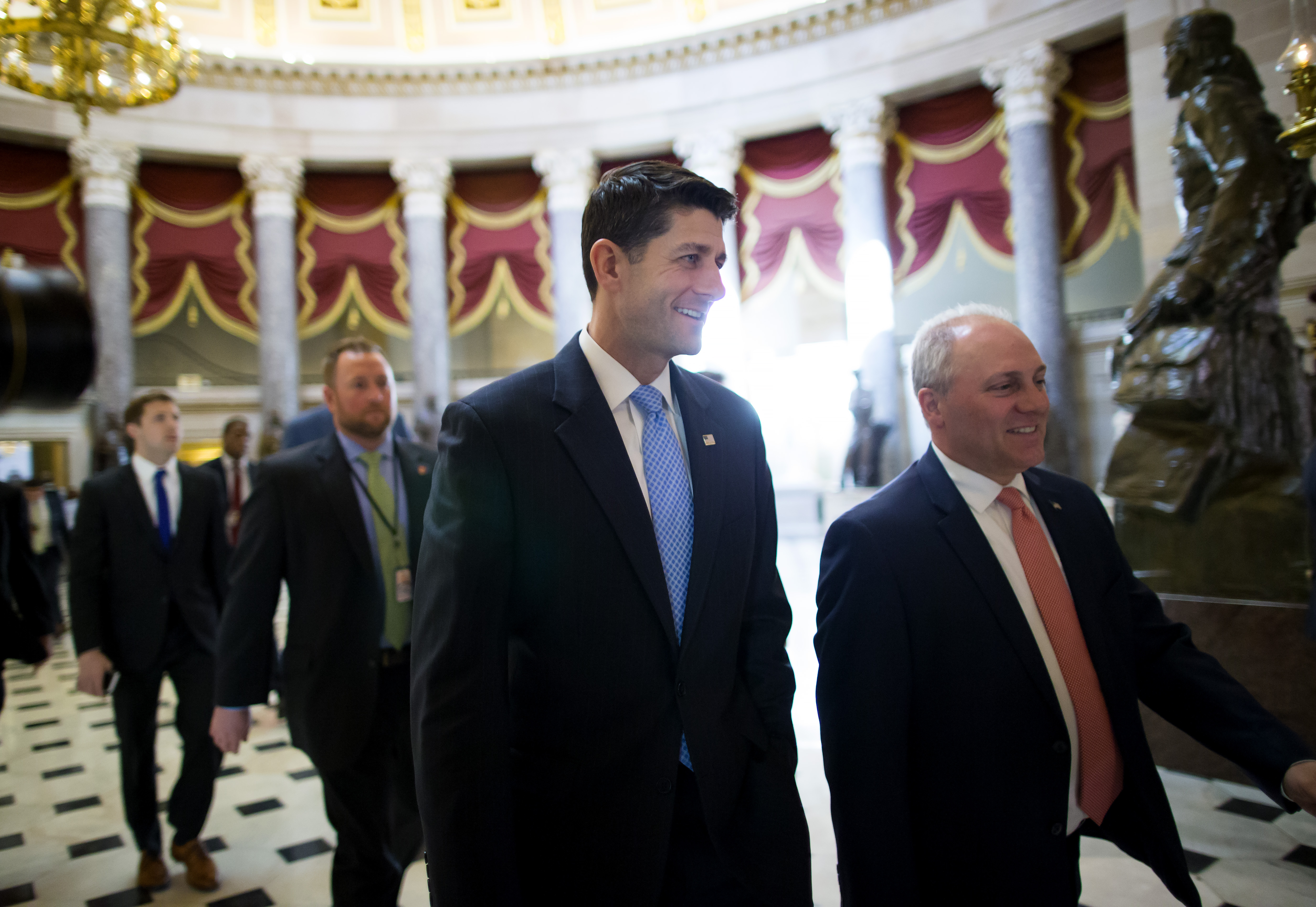 Vice President Pence Meets With Lawmkers On Capitol As Health Care Debate Continues On