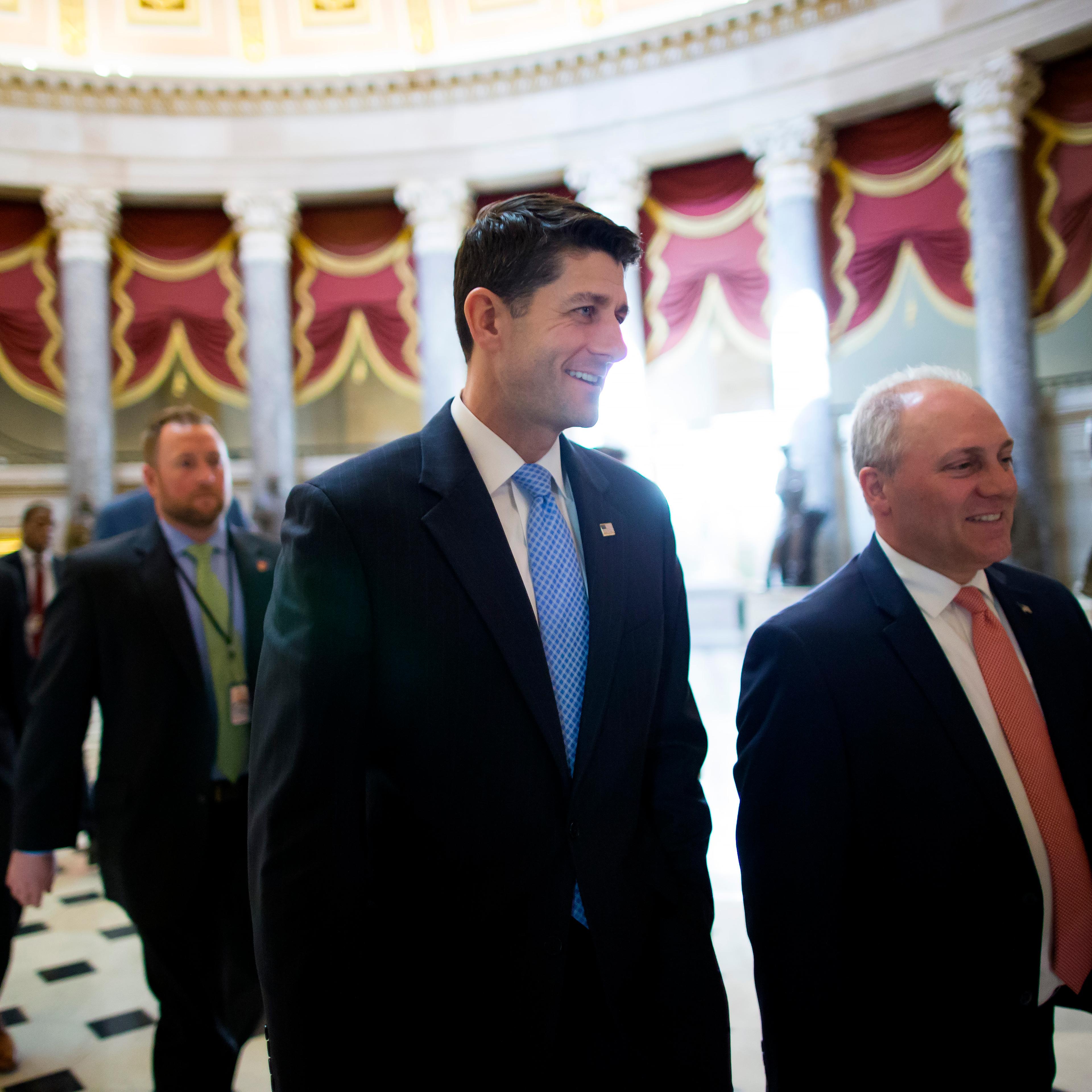 Vice President Pence Meets With Lawmkers On Capitol As Health Care Debate Continues On