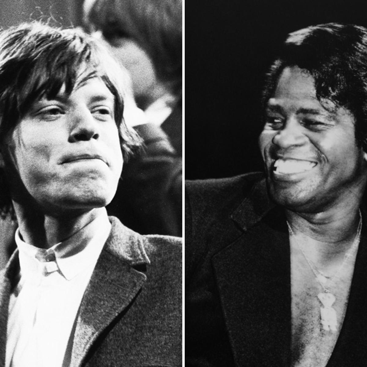 Mick Jagger and James Brown