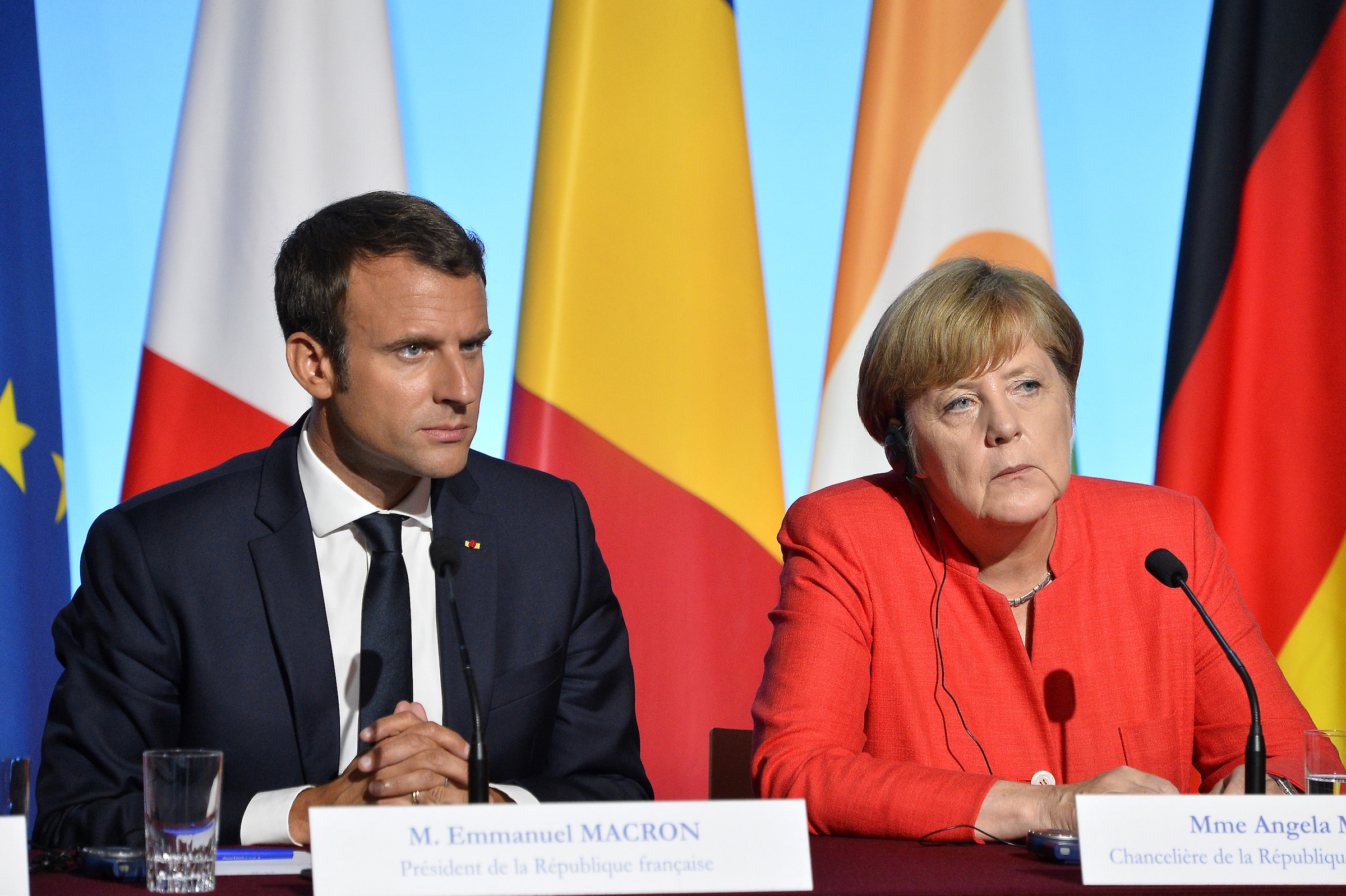 French President Emmanuel Macron Meets Heads Of States of Germany, Spain, Italy, Tchad, Libya And Niger At Elysee Palace