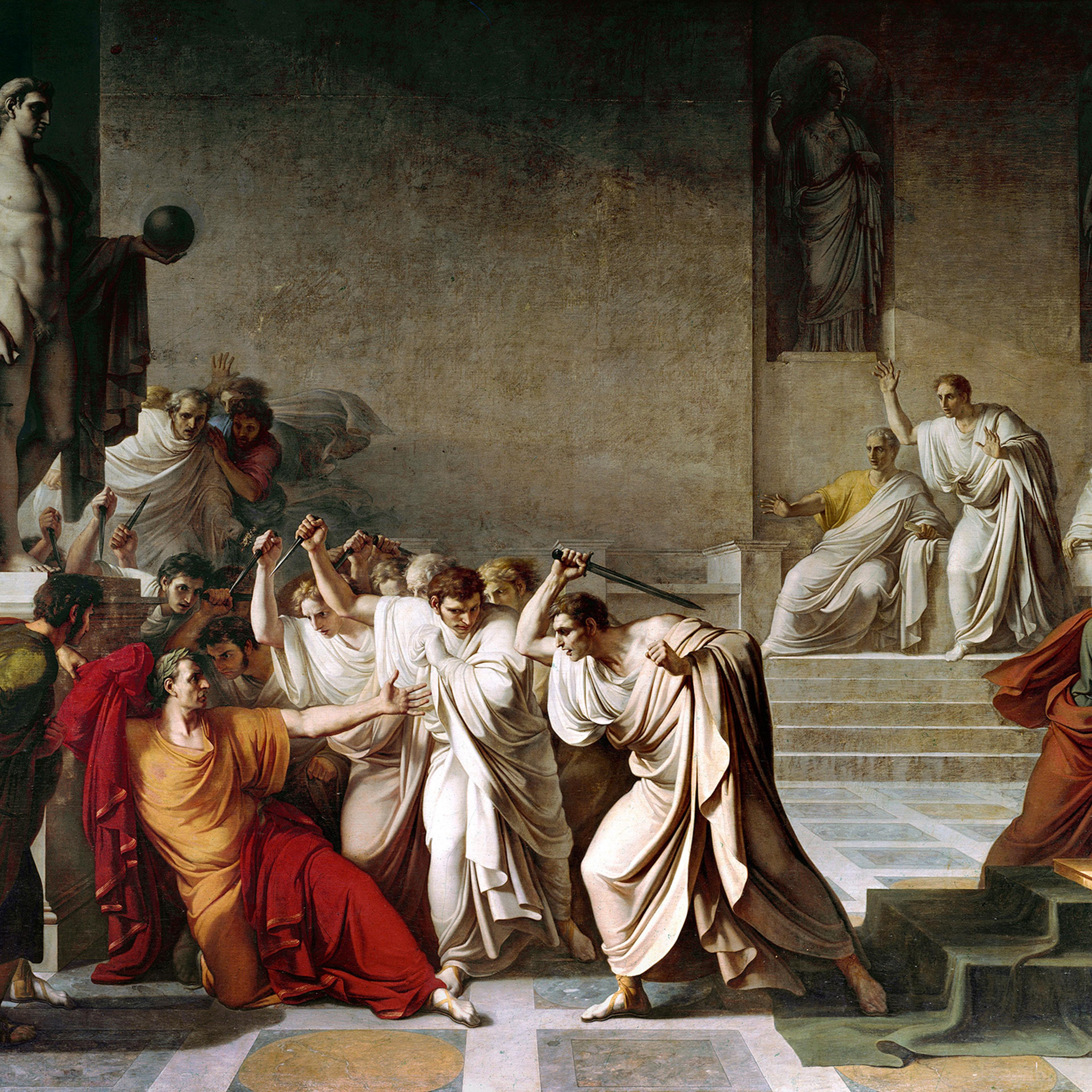 Vincenzo Camuccini, The Death of Caesar, 1798