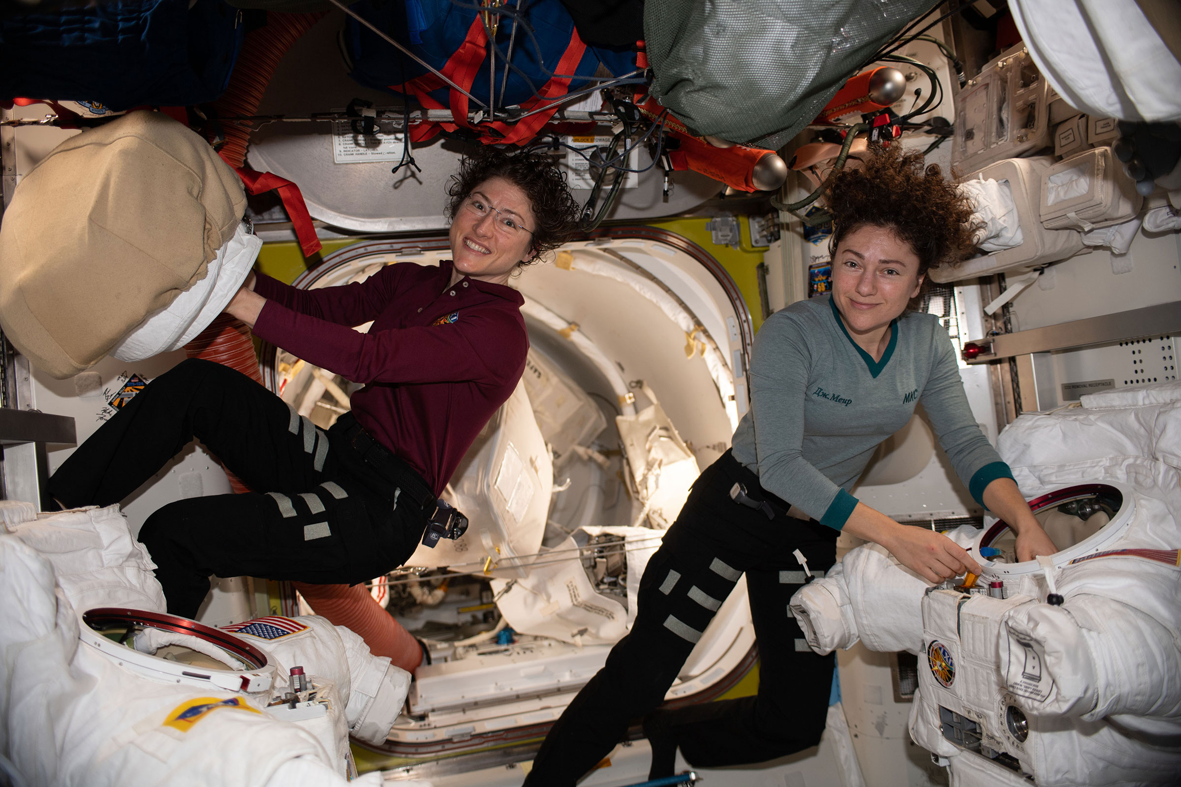 Christina Koch, Jessica Meir