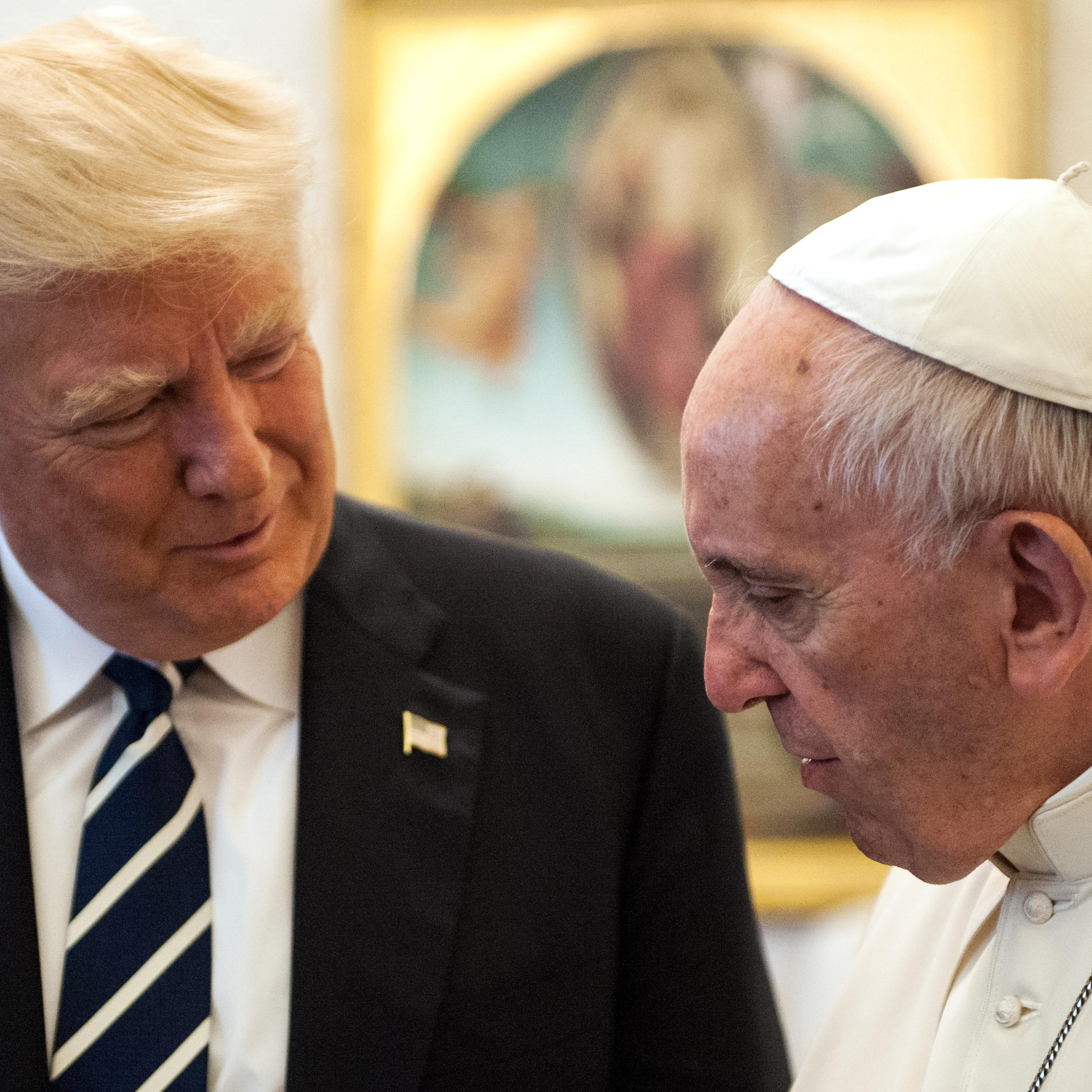 Pope Francis Meets USA President Donald Trump