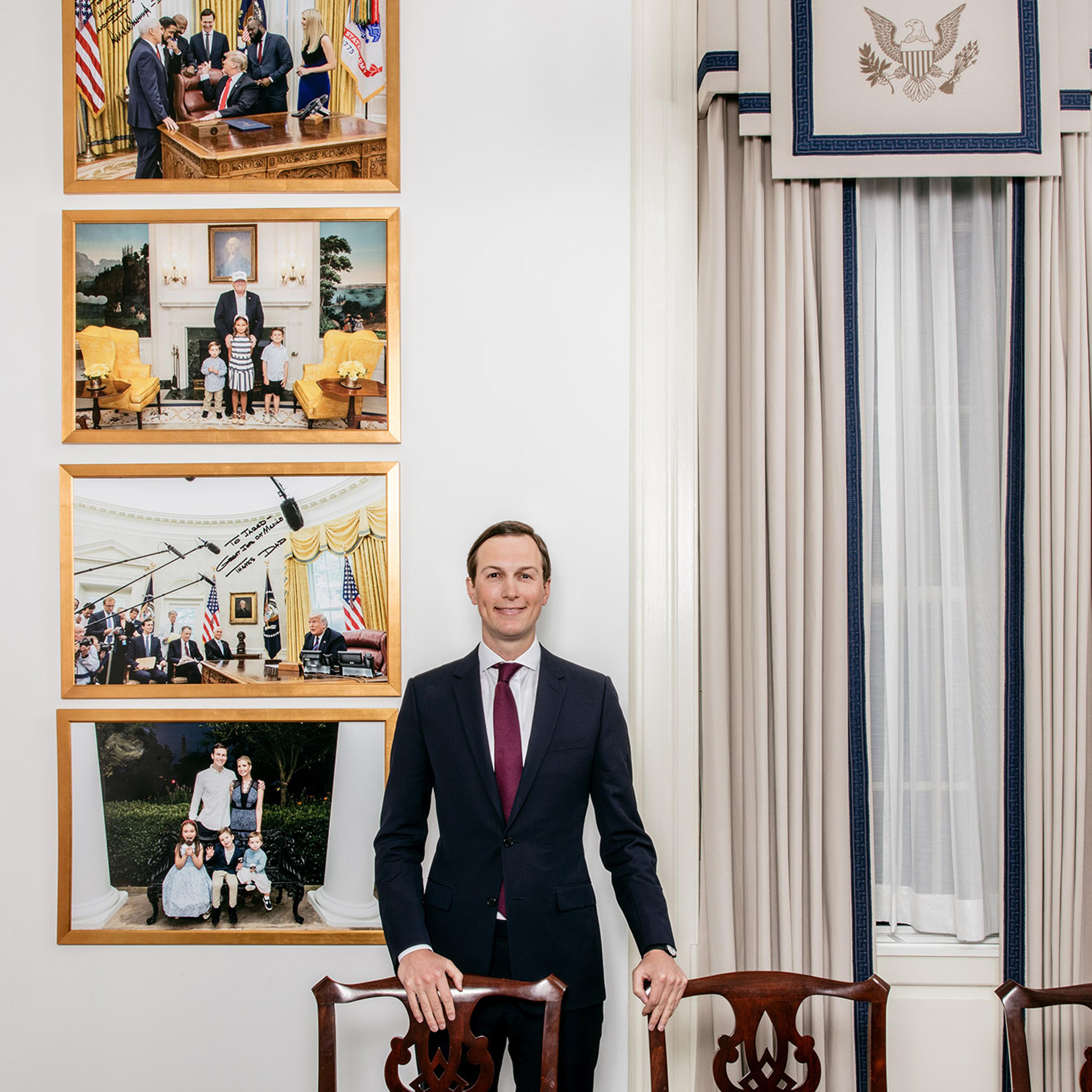 Kushner in his West Wing office, Jan. 7, 2020.