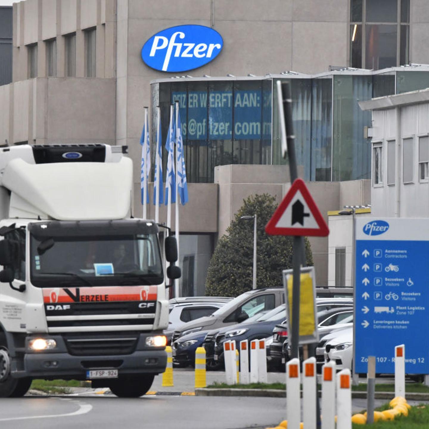 Pfizer Inc.'s Vaccine Plant Prepares 800,000 Shots For U.K.