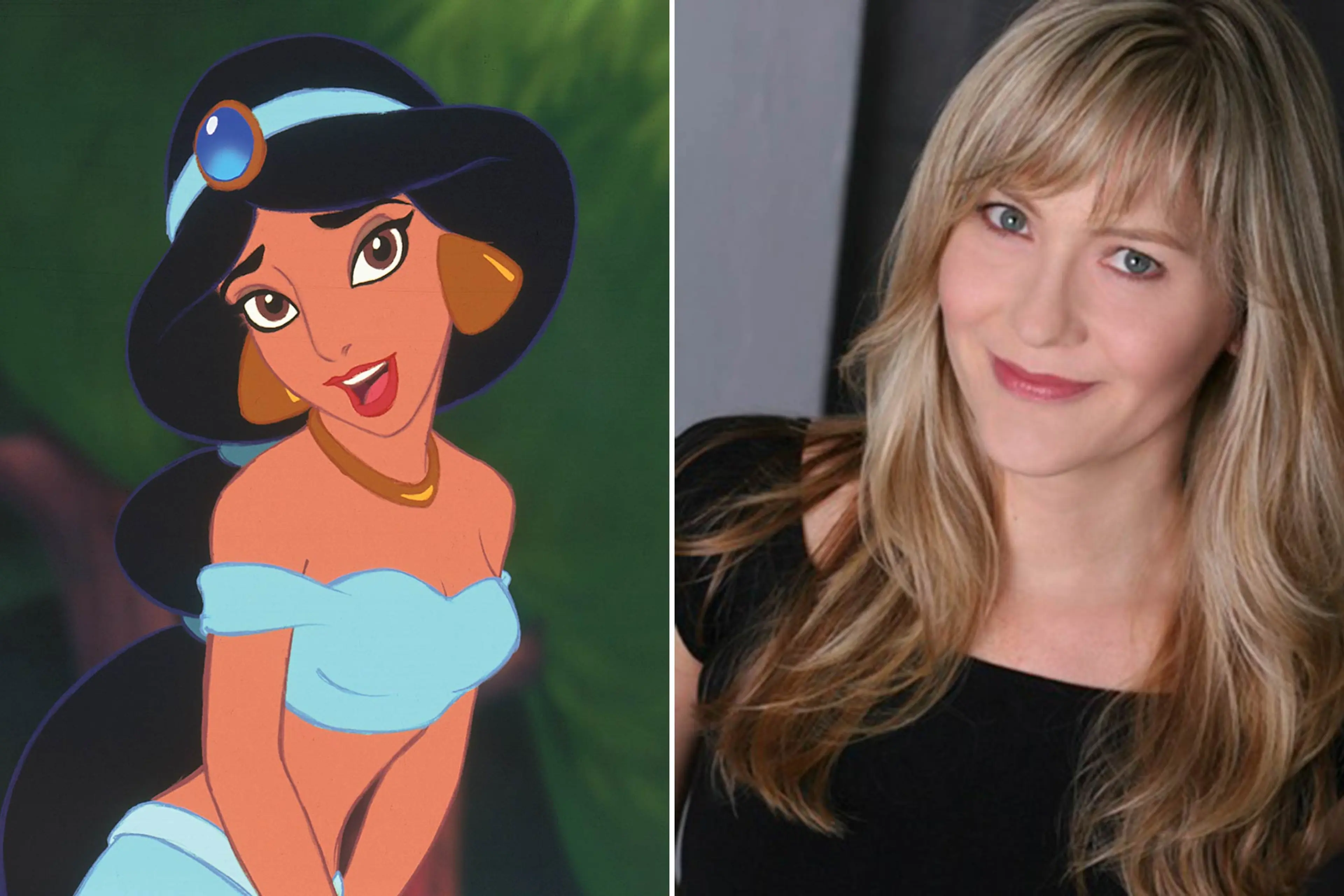 Jasmine: Linda Larkin “Aladdin was my first big job, and it definitely opened a lot of doors for me,” Larkin once said. “I think being the voice of Princess Jasmine has given me an extra advantage in getting some of the jobs I’ve had—although sometimes they find out about me being Princess Jasmine after they’ve hired me, and that’s always fun!” She would continue her acting career on TV series such as Wings and Law & Order: Criminal Intent and was honored as a Disney Legend in 2011.