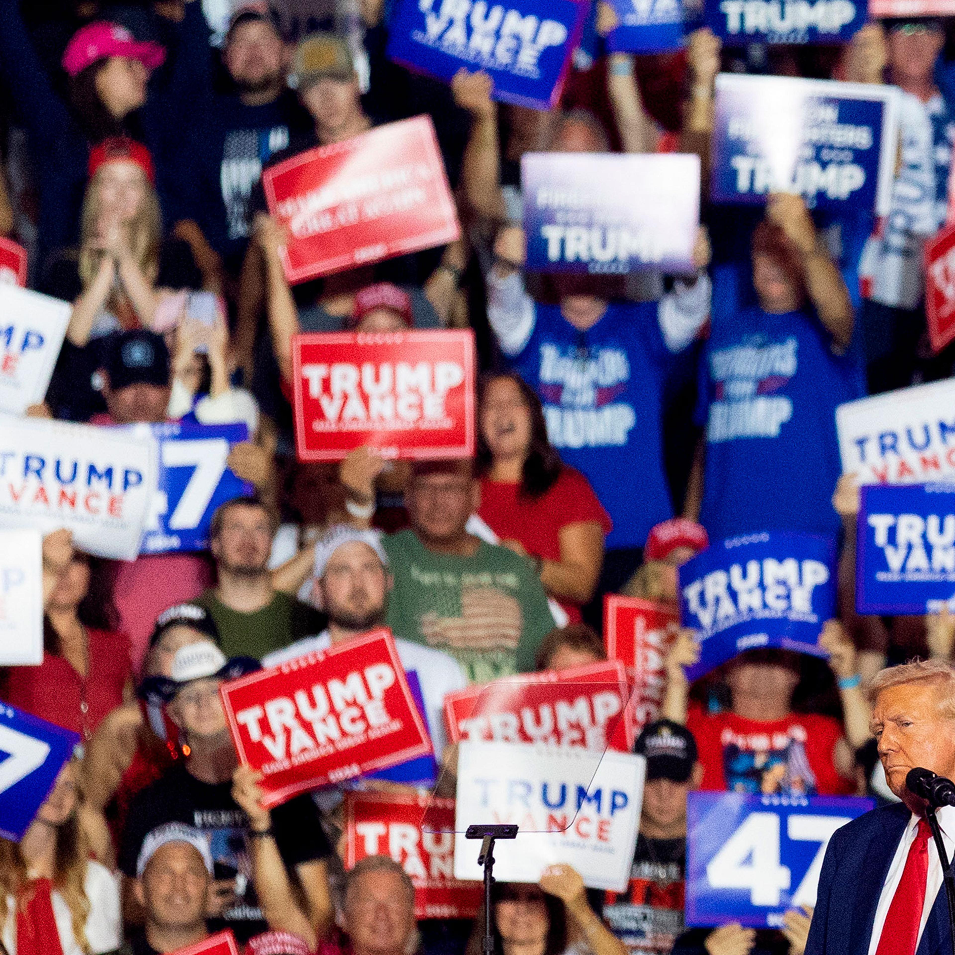 Donald Trump Holds Rally In Pennsylvania