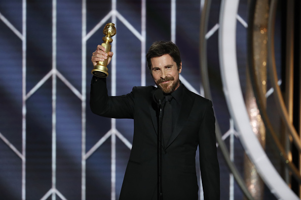 Christian Bale from “Vice” accepts the Best Actor in a Motion Picture – Musical or Comedy award onstage during the 76th Annual Golden Globe Awards at The Beverly Hilton Hotel on January 06, 2019 in Beverly Hills, California.