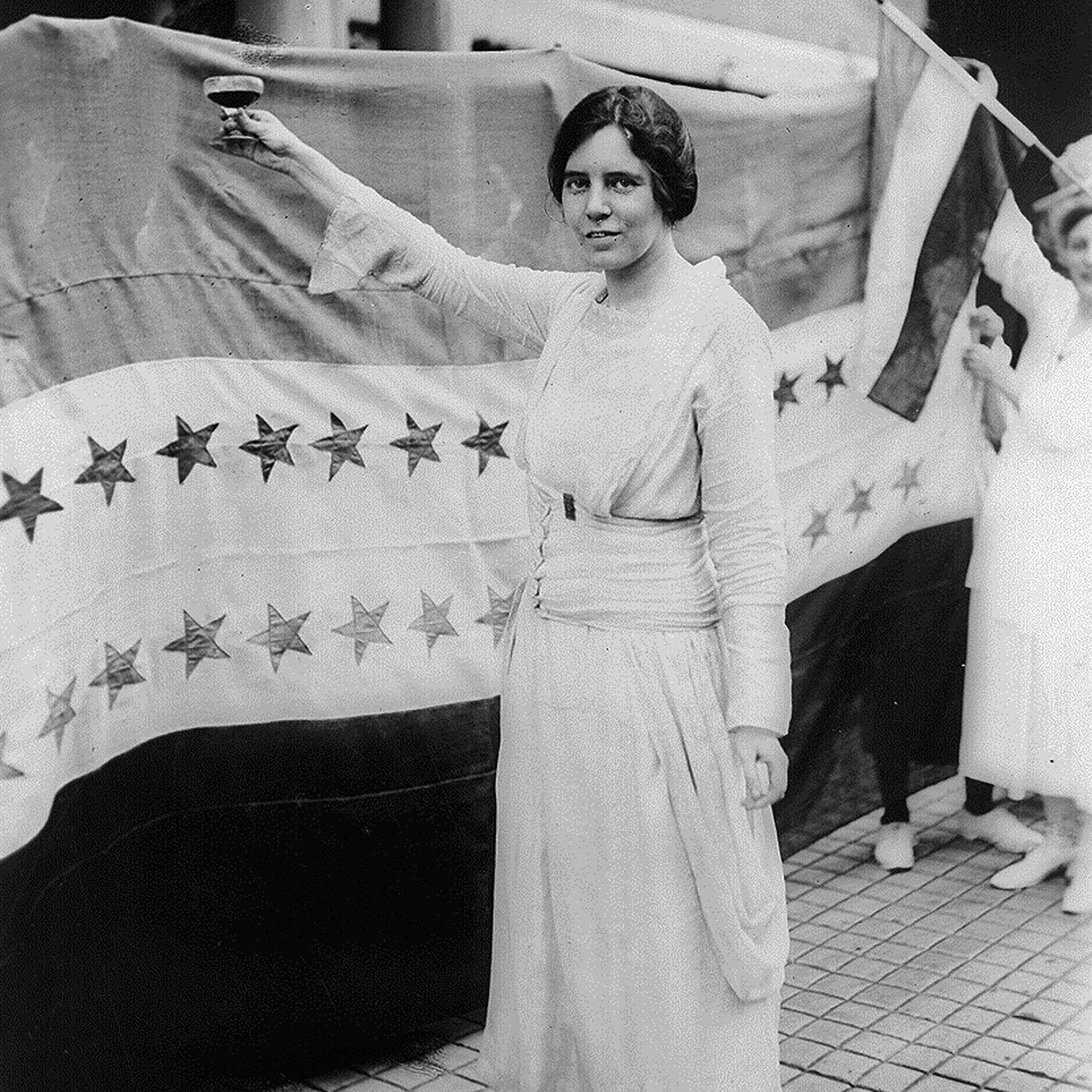 Alice Paul, American feminist, 1920.