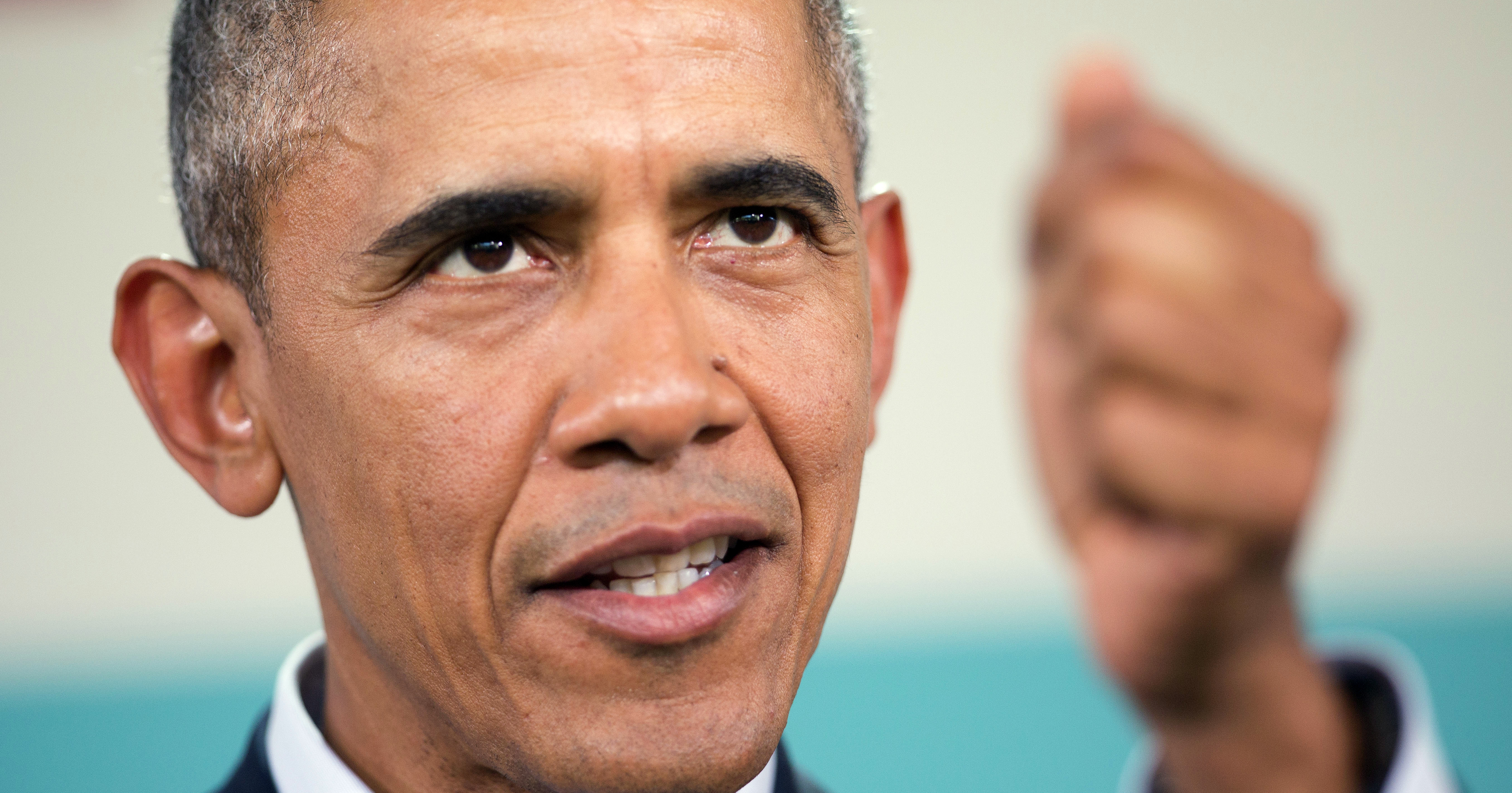 Barack Obama speaks in Rancho Mirage, Calif. on Feb. 16, 2016.