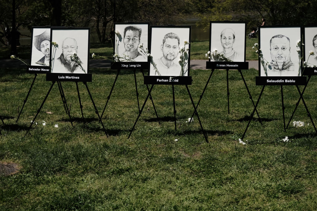 Memorial Held For New York Delivery Workers Killed On The Job