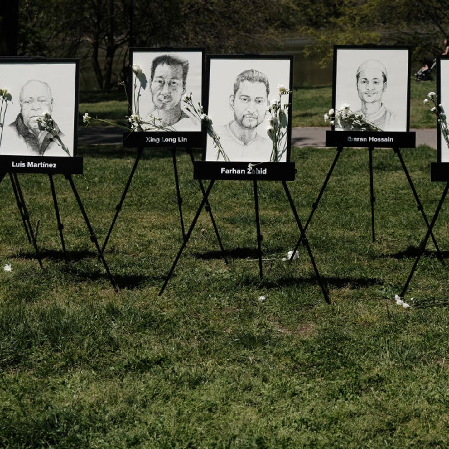 Memorial Held For New York Delivery Workers Killed On The Job