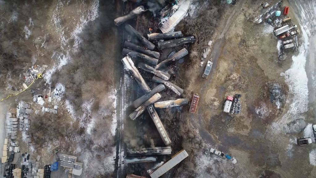 East Palestine Train Derailed