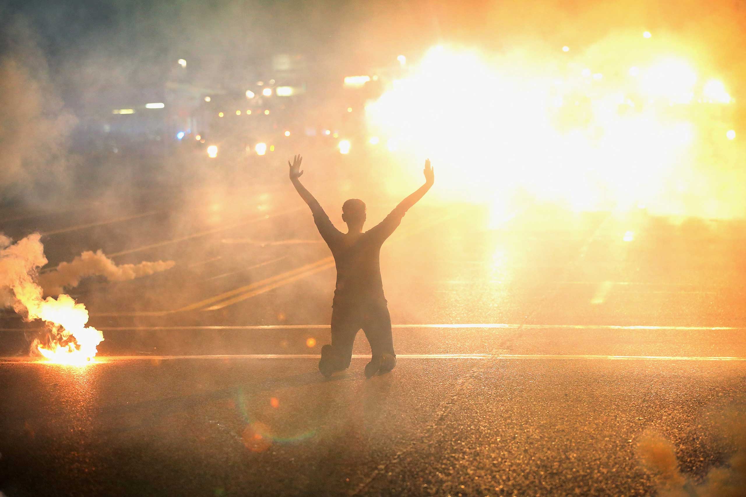 Outrage In Missouri Town After Police Shooting Of 18-Yr-Old Man