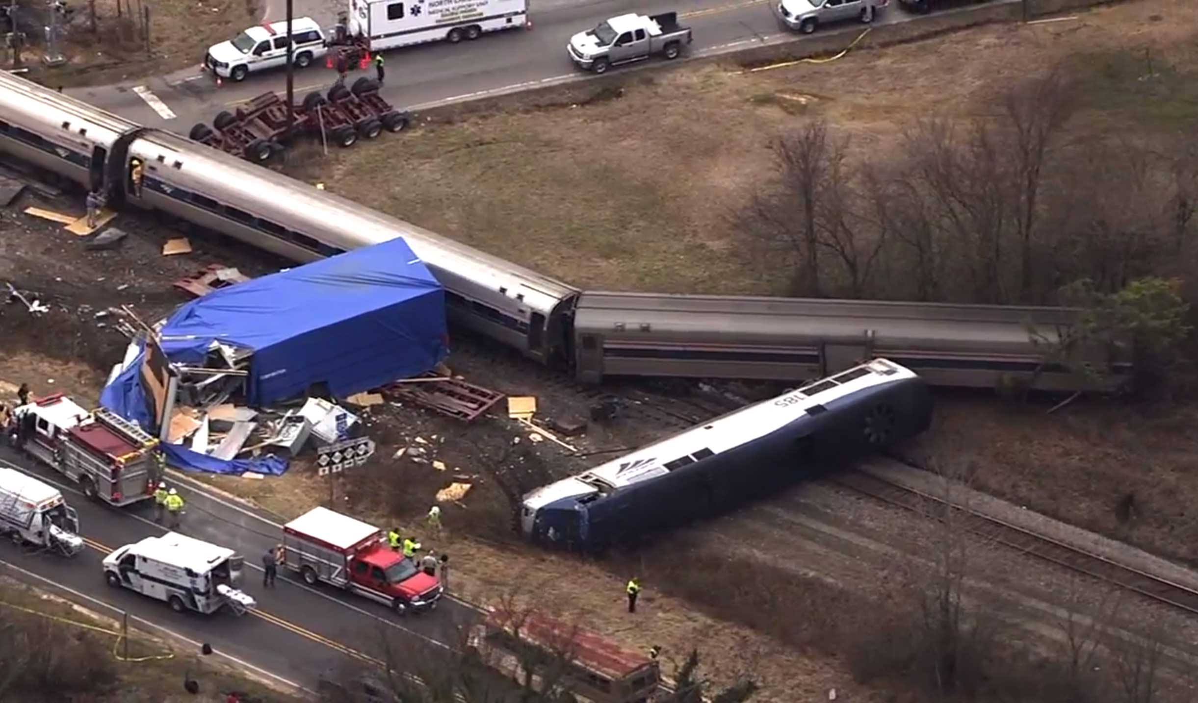 Amtrak Truck Crash