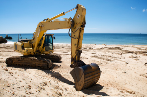 bulldozer-beach