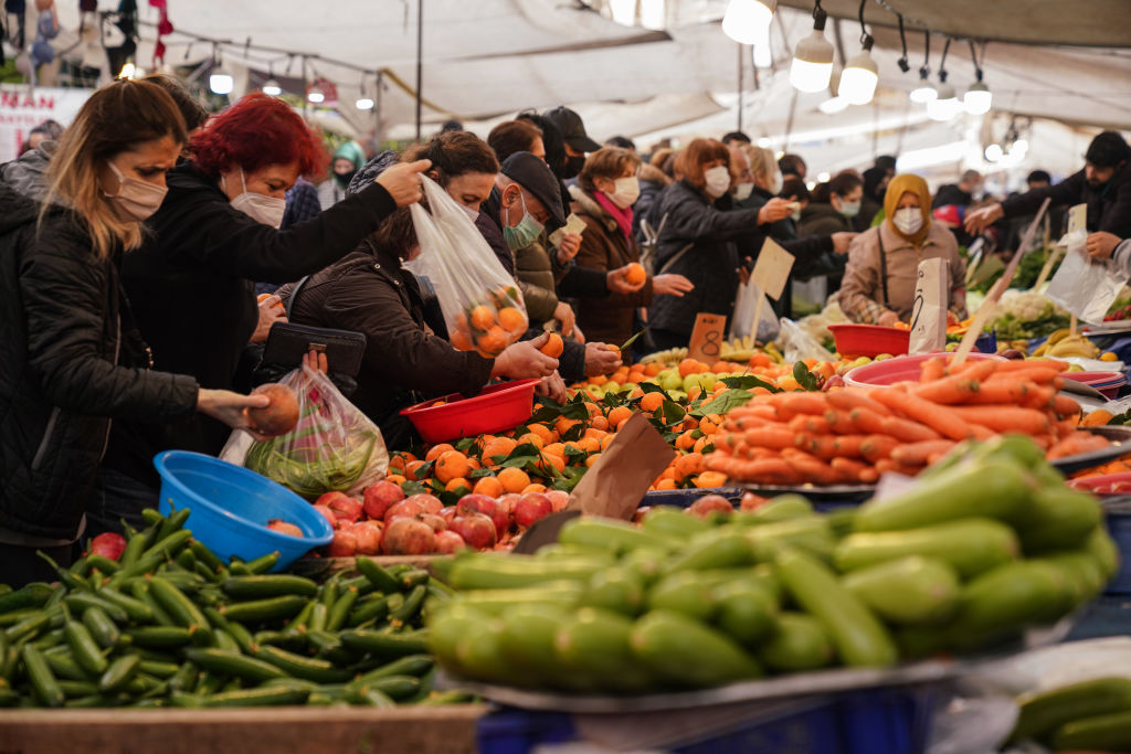 Street Markets In Istanbul, Turkey