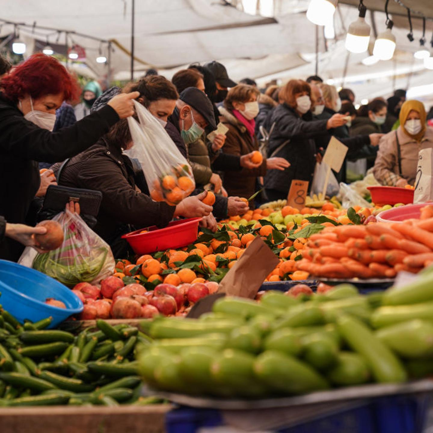 Street Markets In Istanbul, Turkey