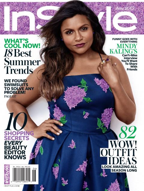 The cover of InStyle, June 2015