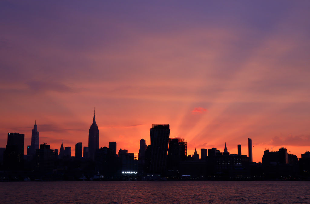 Sunrise in New York City