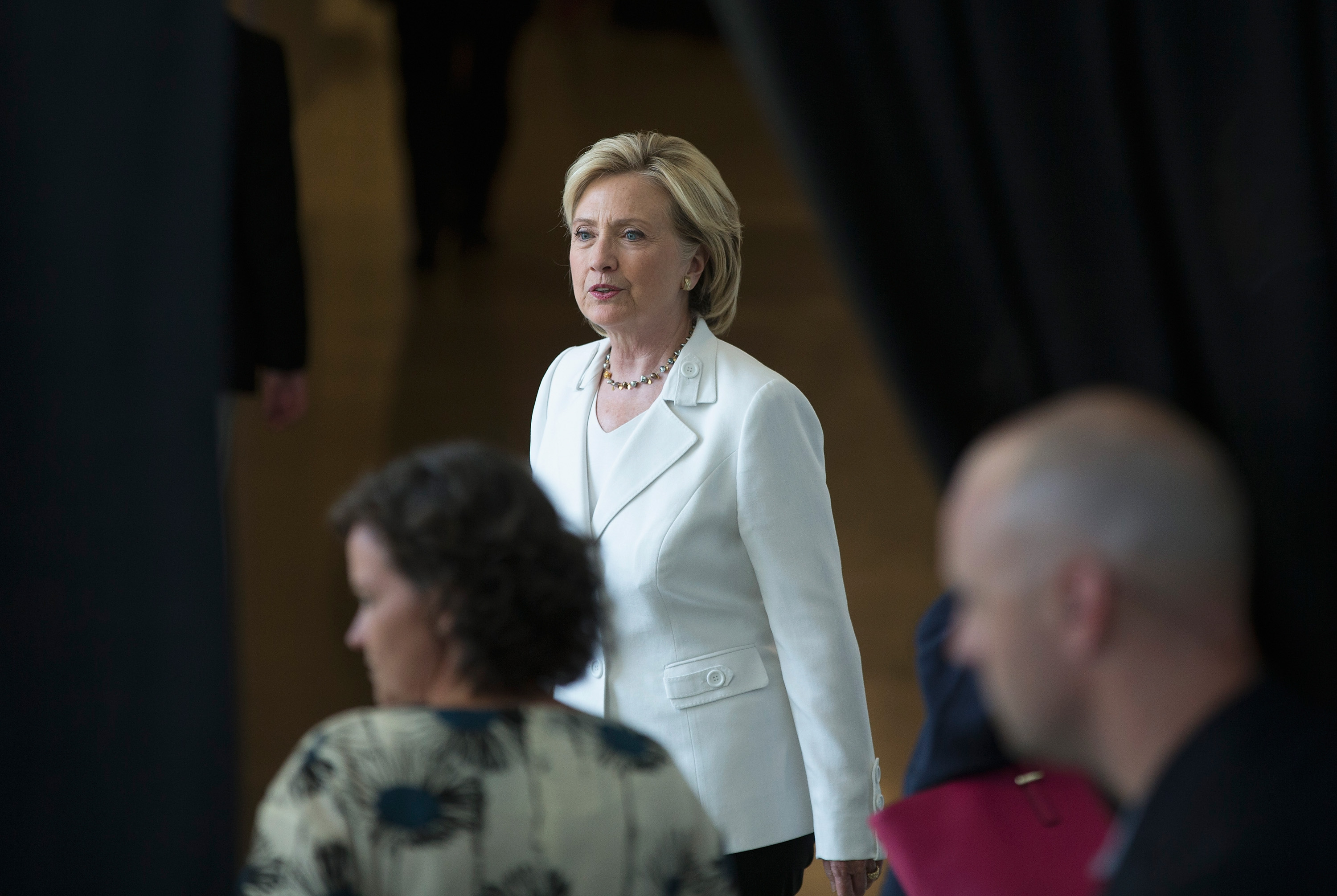 Democratic Presidential candidate and former U.S. Secretary of State Hillary Clinton Campaigns In Iowa
