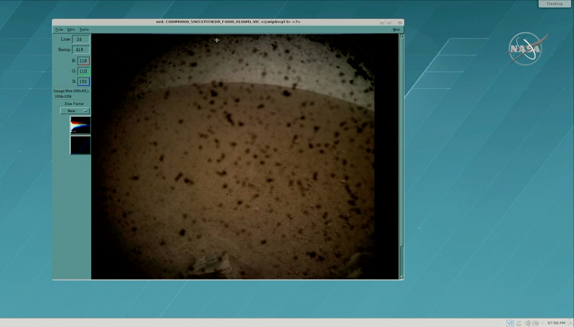 Mars Insight shares first photo