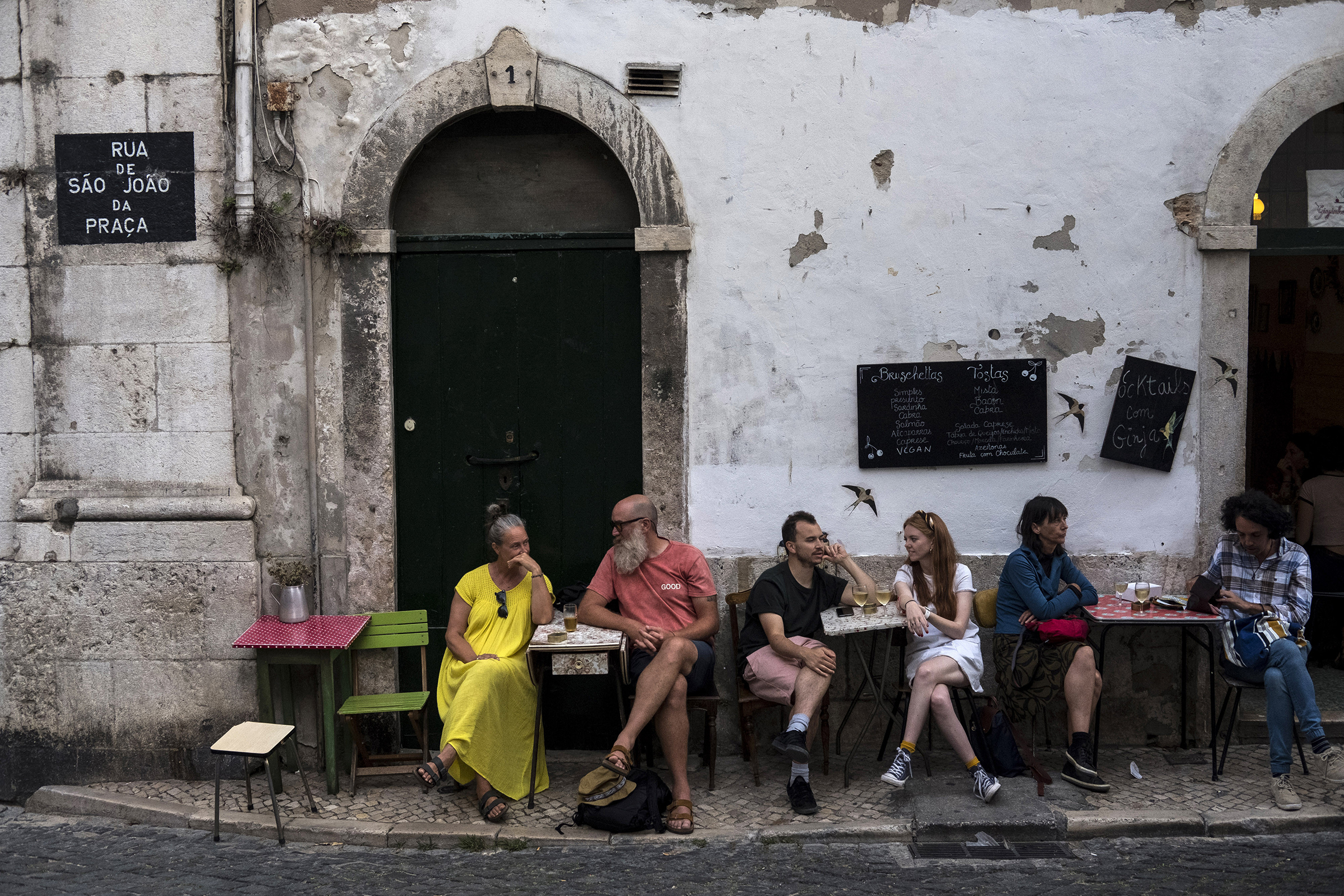 Varvakios, the main central market in Athens, July 24, 2019. (Daniel Rodrigues/The New York Times)