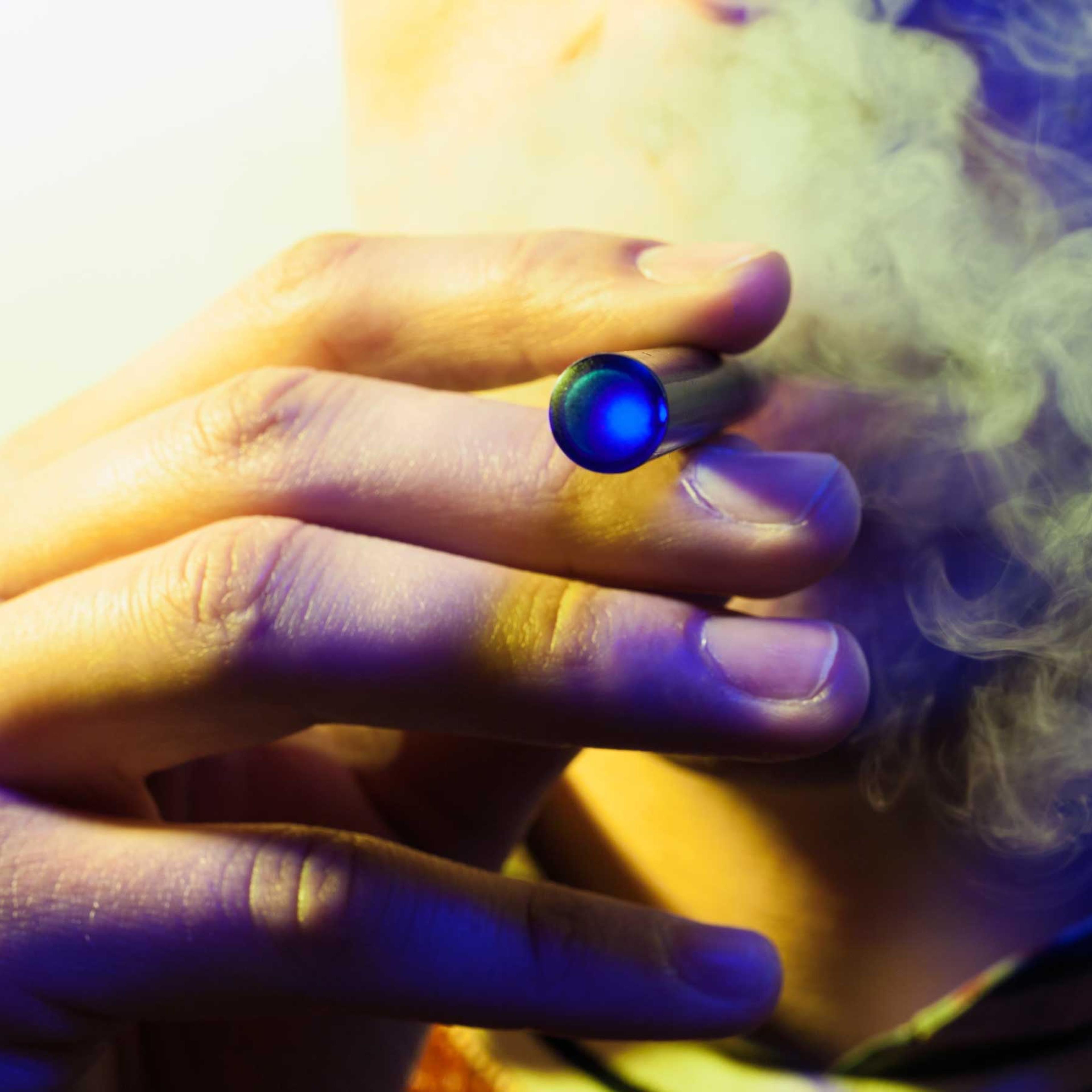 TIME.com stock photos E-Cig Electronic Cigarette Smoke