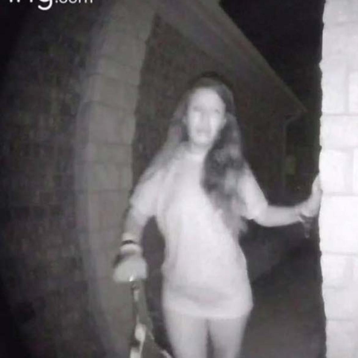 Police were searching for an unidentified woman caught on home surveillance footage.