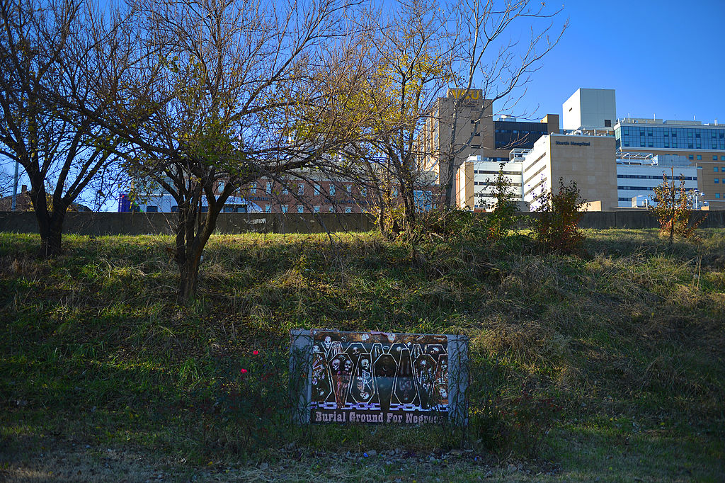 RICHMOND, VA - NOVEMBER 18: A sign is posted at the sight of t