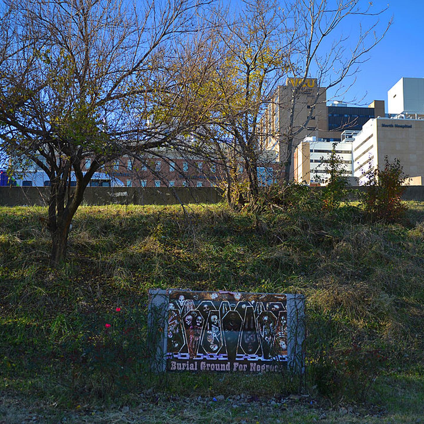 RICHMOND, VA - NOVEMBER 18: A sign is posted at the sight of t