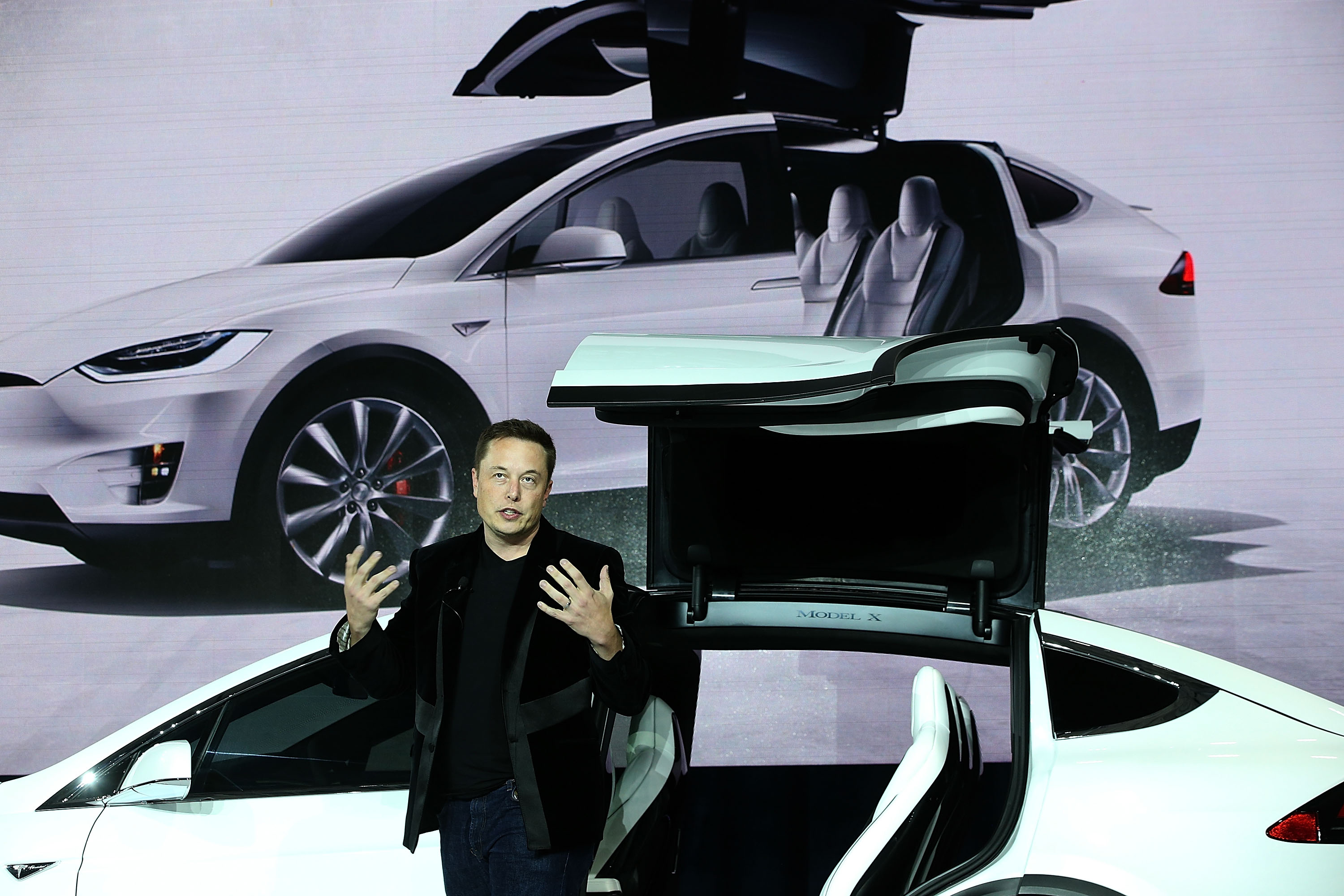 Tesla Debuts Its New Crossover SUV Model, Tesla X