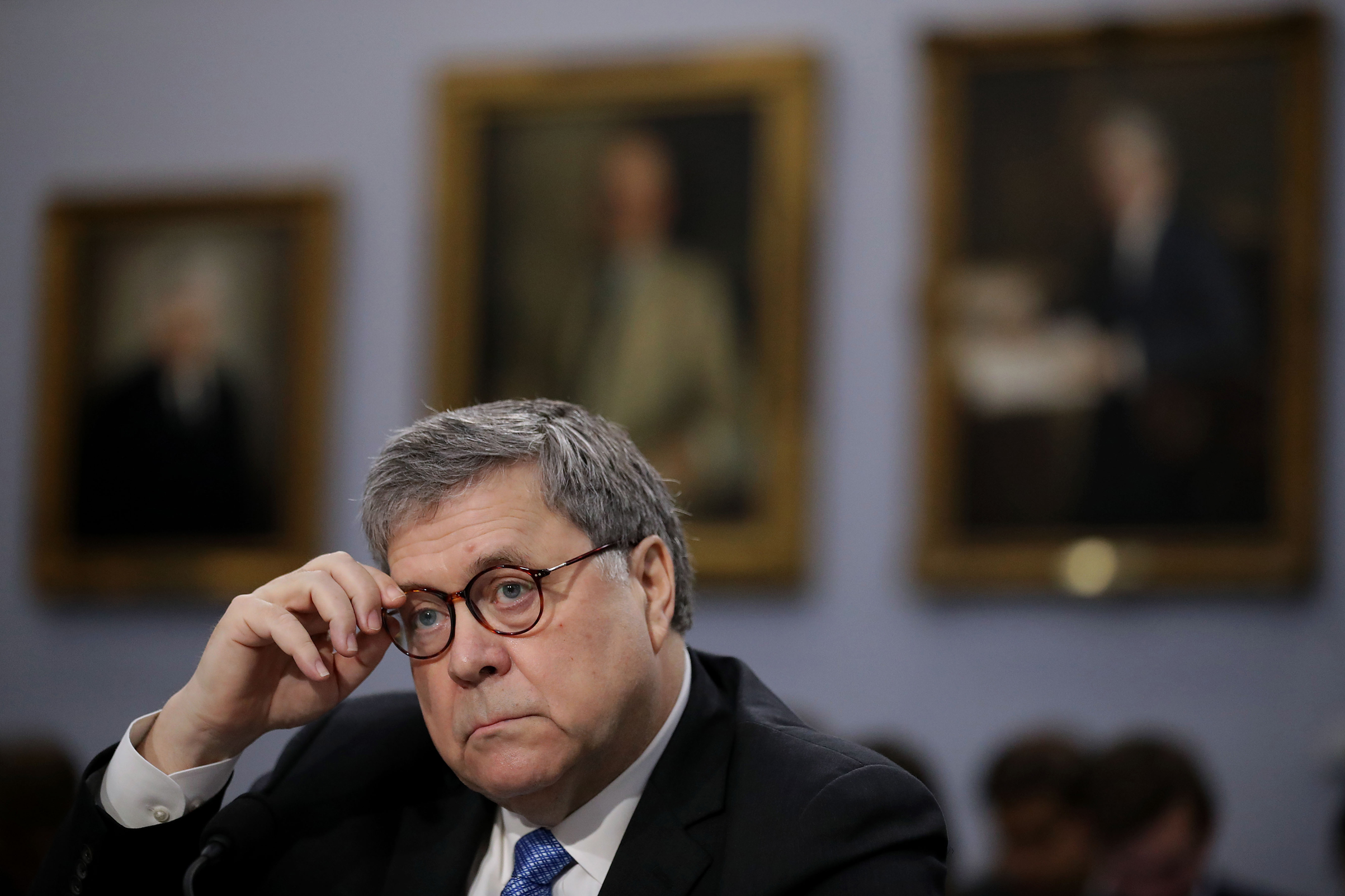 Attorney General William Barr testifies before the House Appropriations Committee's Commerce, Justice, Science and Related Agencies Subcommittee in Washington, DC, on April 09, 2019.