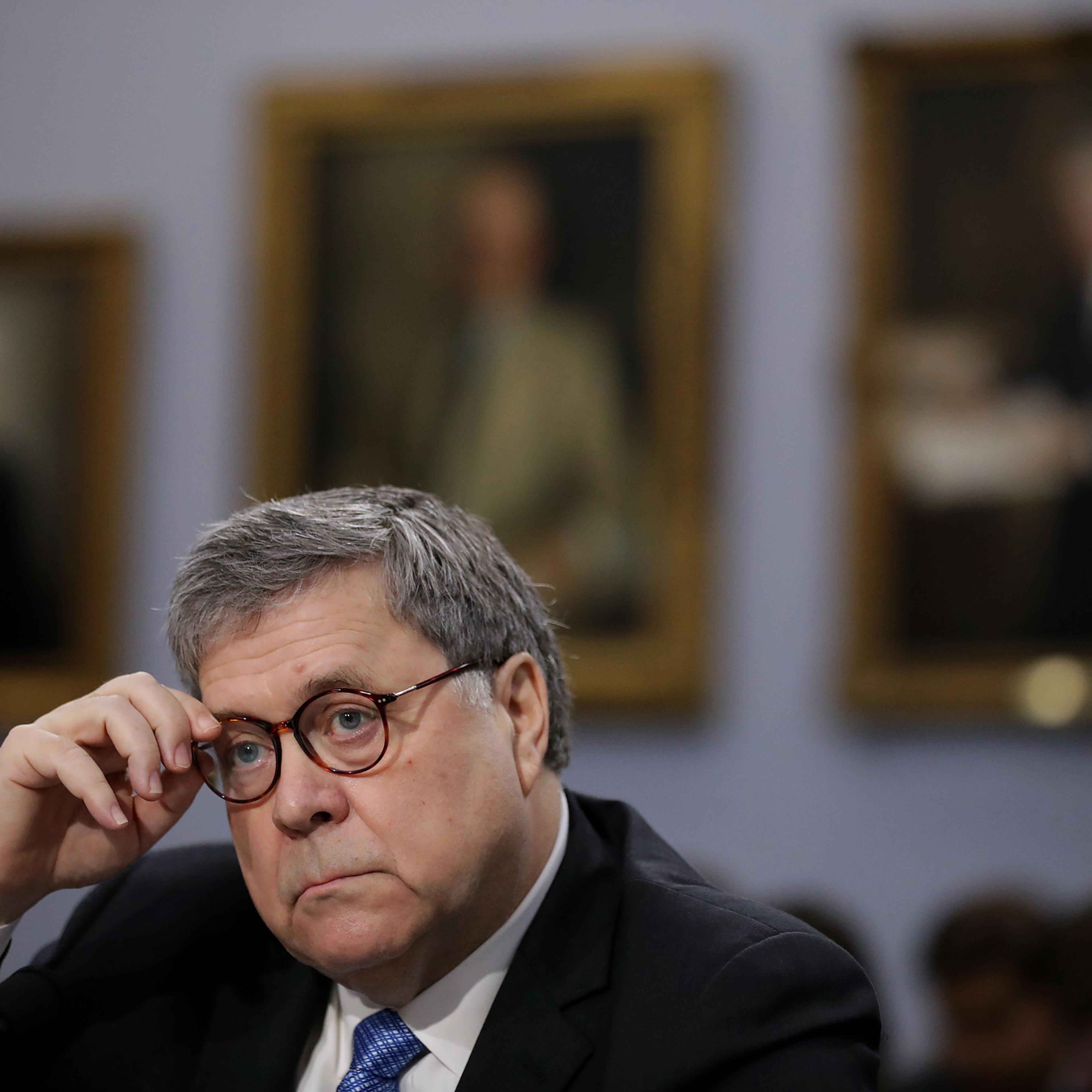 Attorney General William Barr testifies before the House Appropriations Committee's Commerce, Justice, Science and Related Agencies Subcommittee in Washington, DC, on April 09, 2019.
