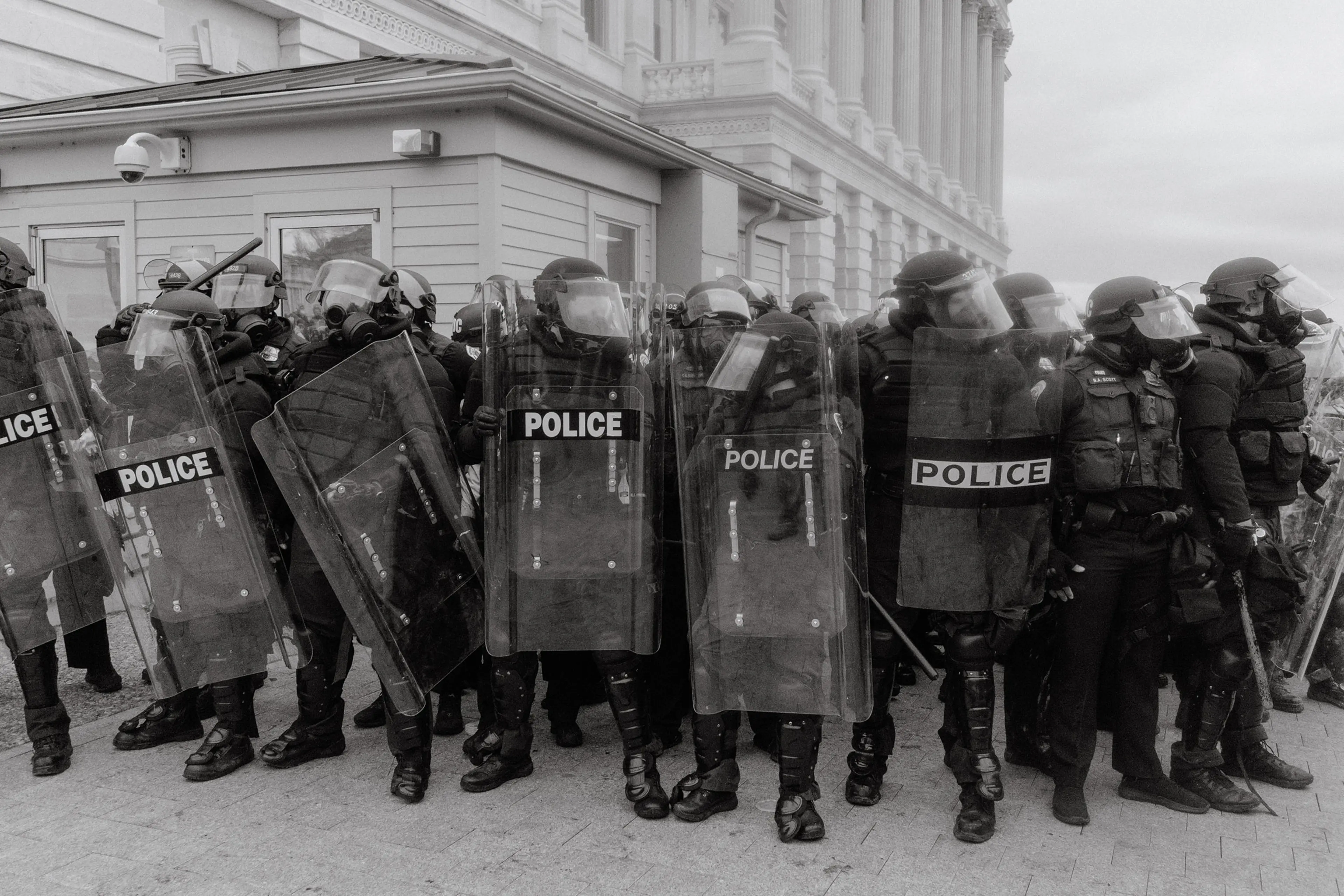 Washington DC - January 6, 2021: Supporters of President Donald Trump are seen during a protest rally calling for the decertification of Electoral College votes claiming a conspiracy theory, that has been debunked, that the general presidential election