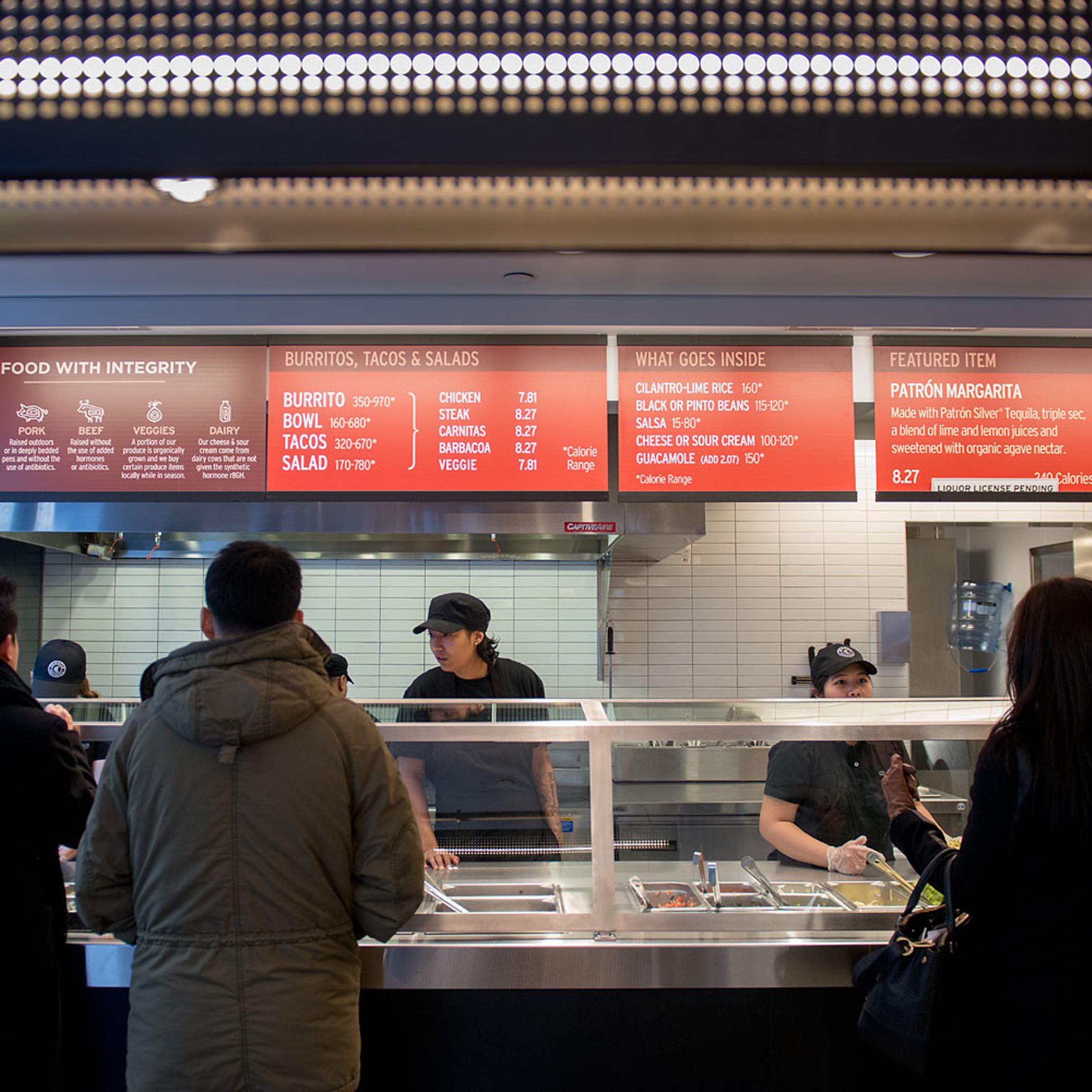 Inside A Chipotle Restaurant Ahead of Earnings Figures