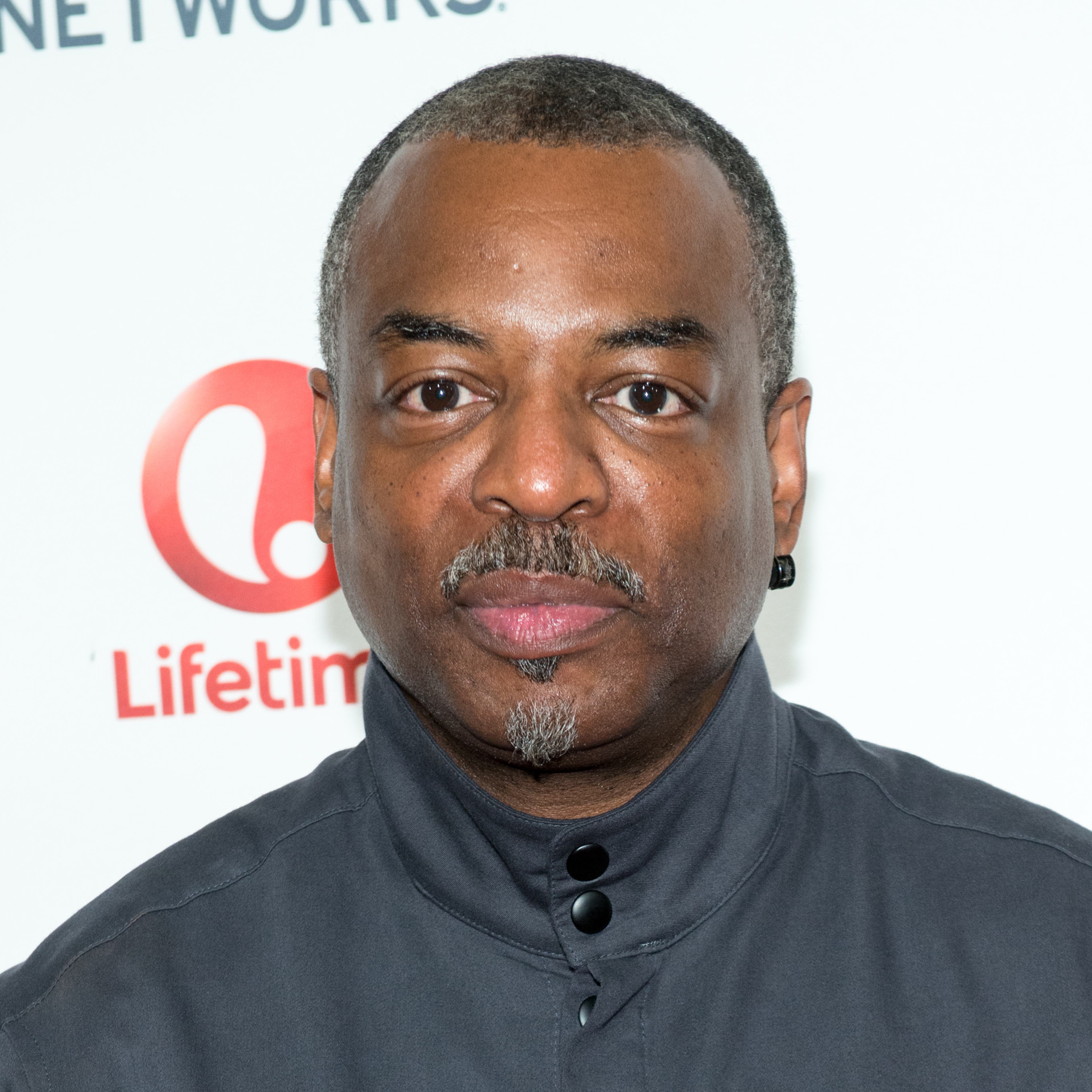 Actor LeVar Burton attends the 2015 A+E Network Upfront at Park Avenue Armory on April 30, 2015 in New York City.