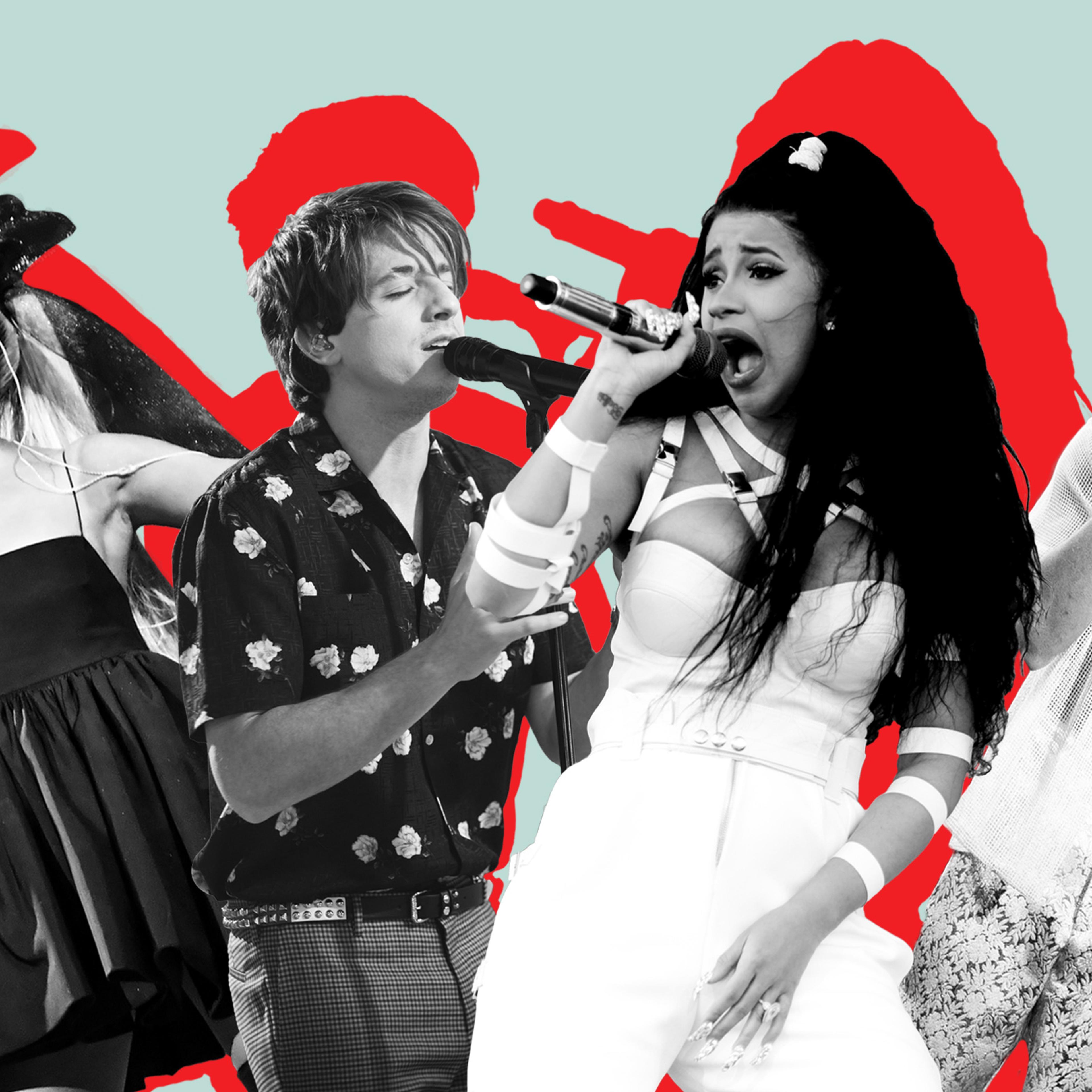 Ariana Grande, Charlie Puth, Cardi B, Childish Gambino